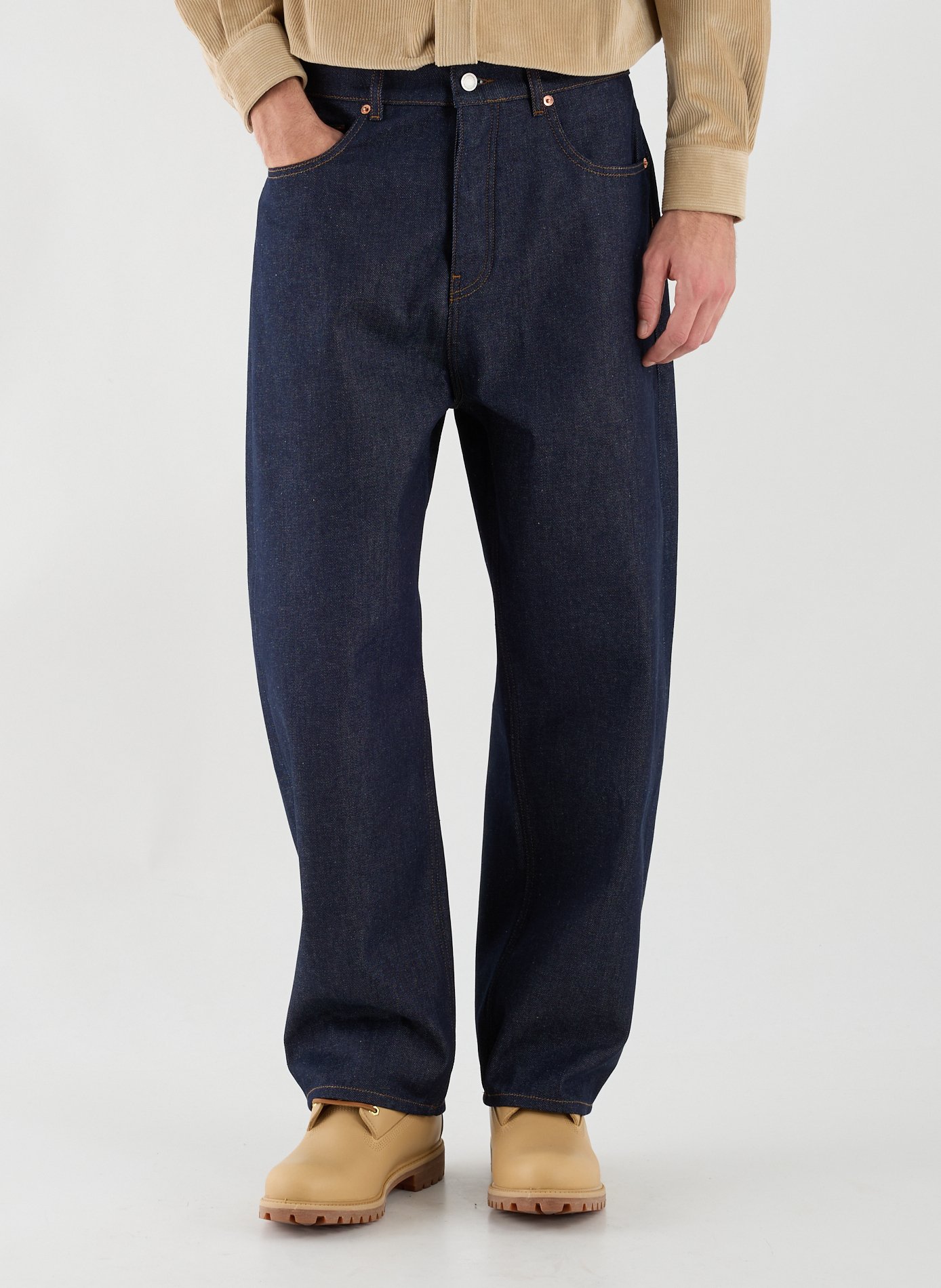 Jean oversize en coton biologique DROLE DE MONSIEUR Bleu