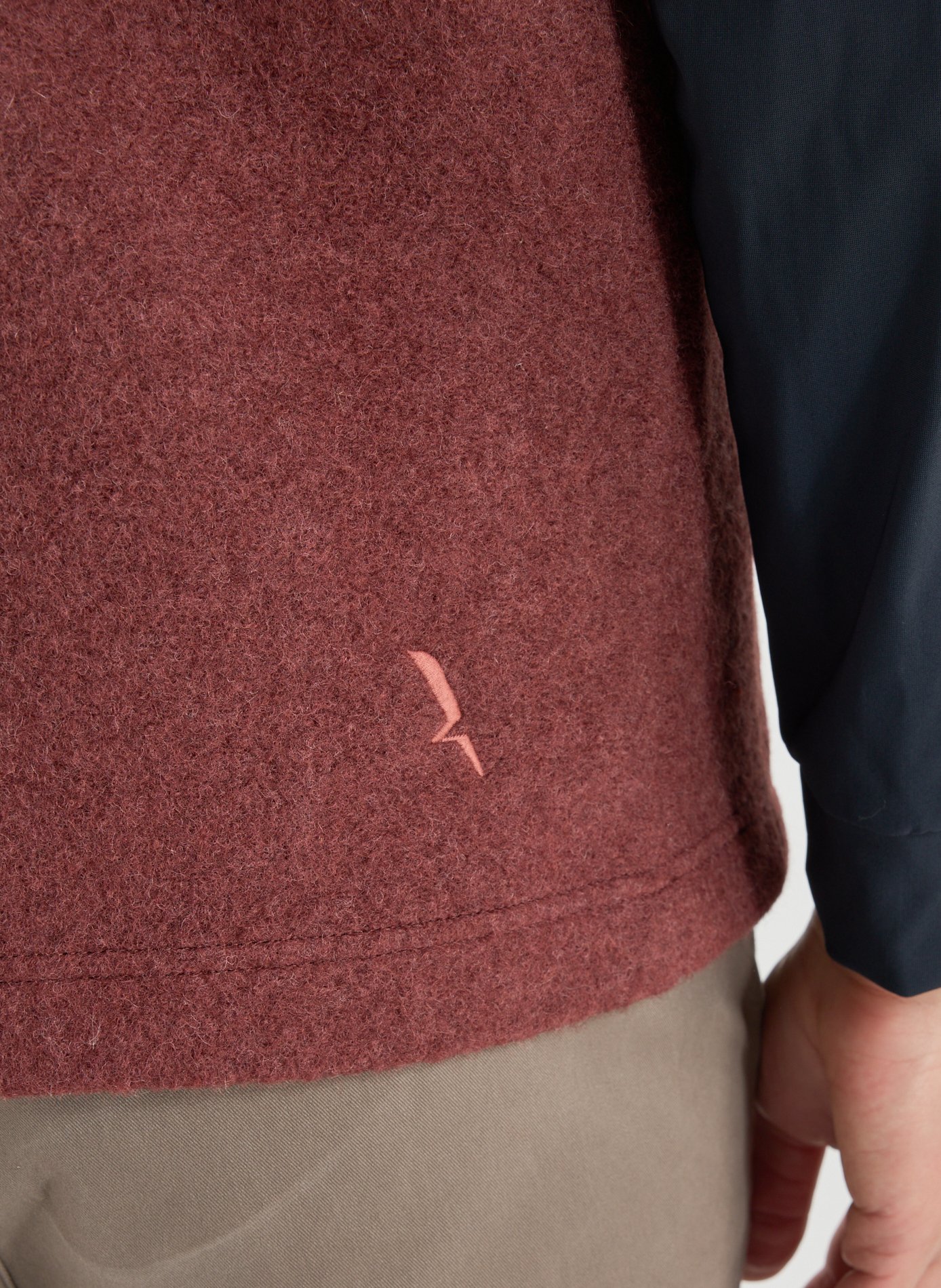 Sleeveless puffer jacket with high collar AIGLE Red