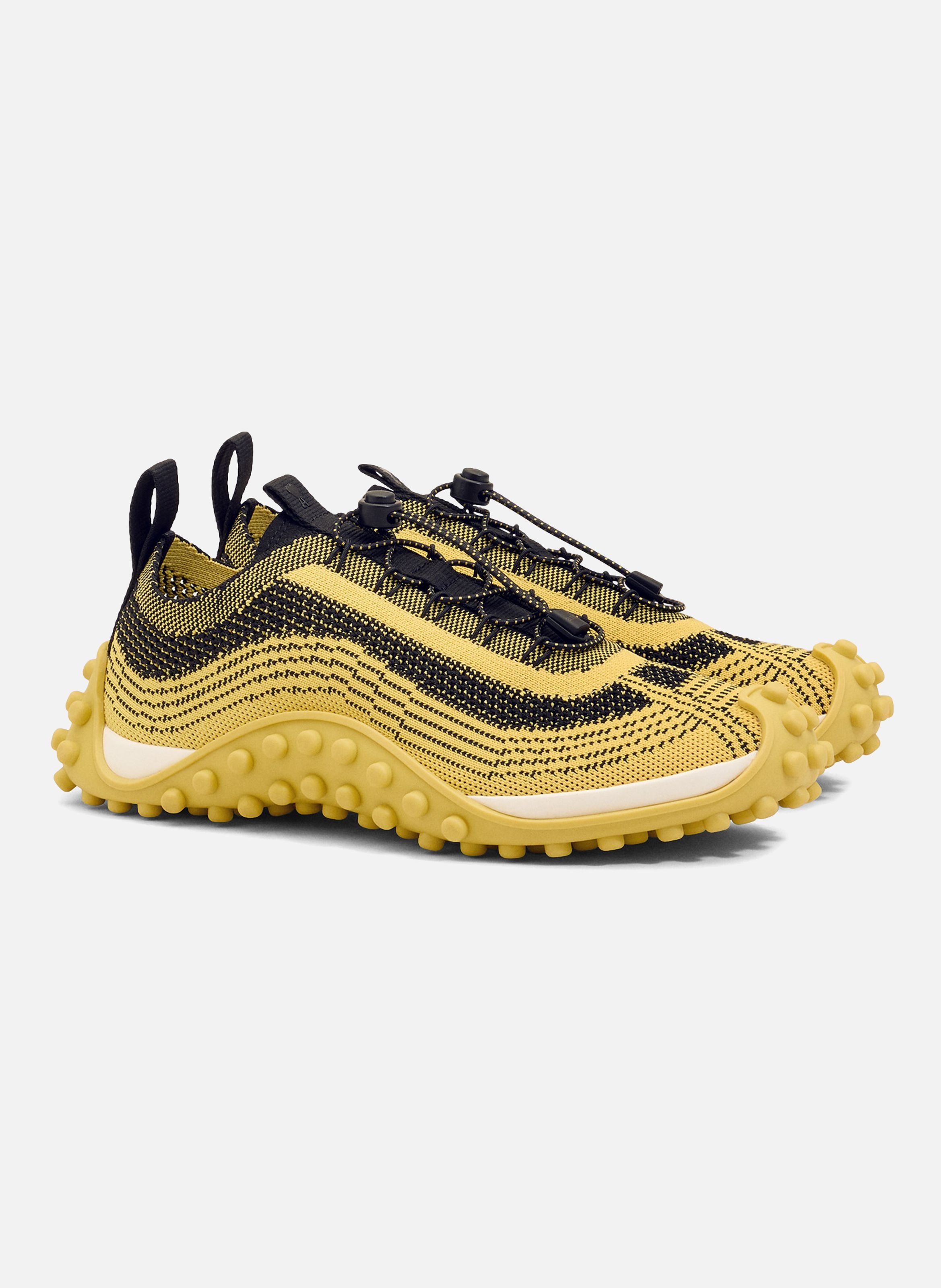 Sneakers mirage unisexes en maille AMI PARIS Jaune