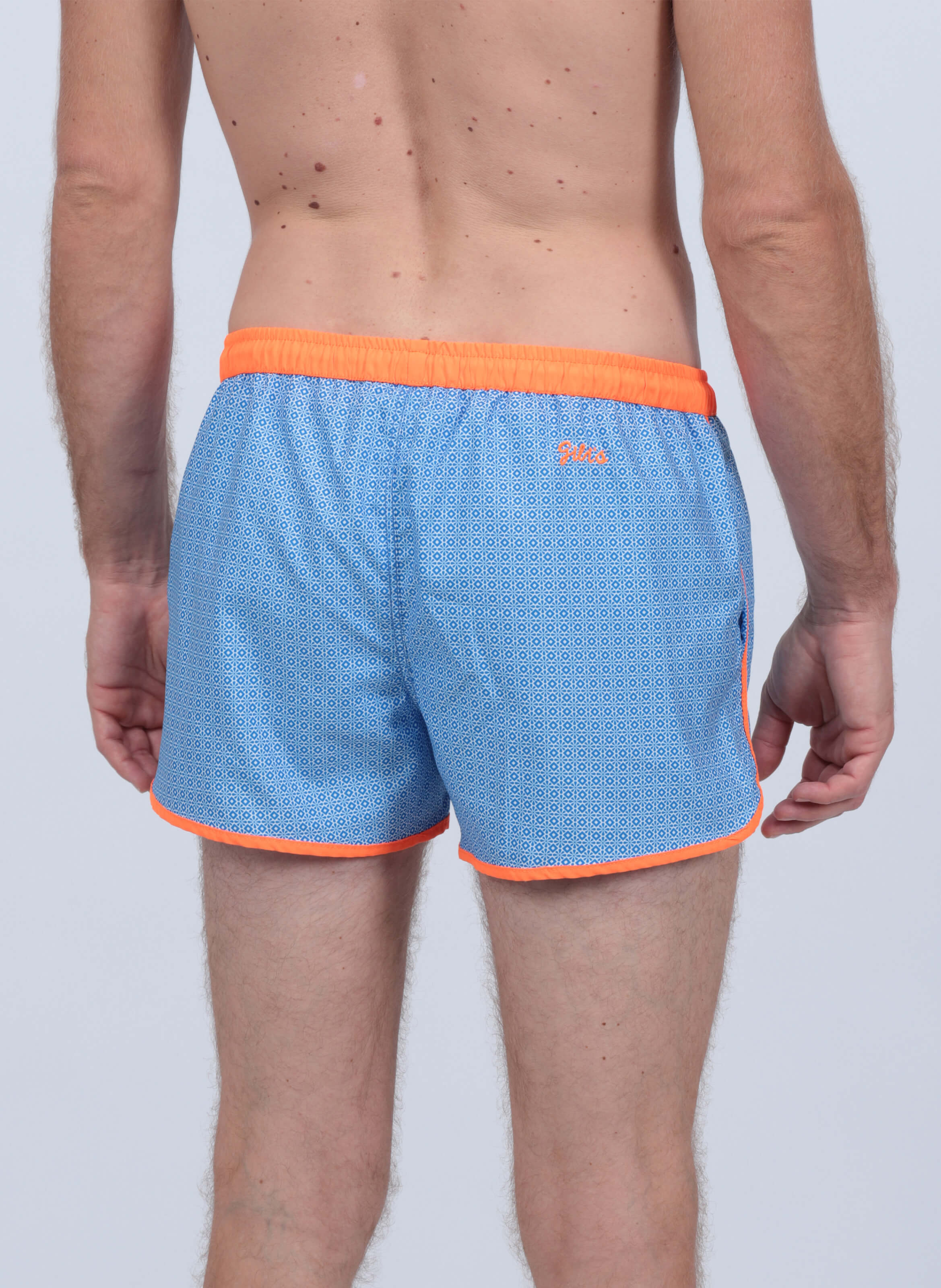 Short de bain court     azulejos GILI'S Bleu