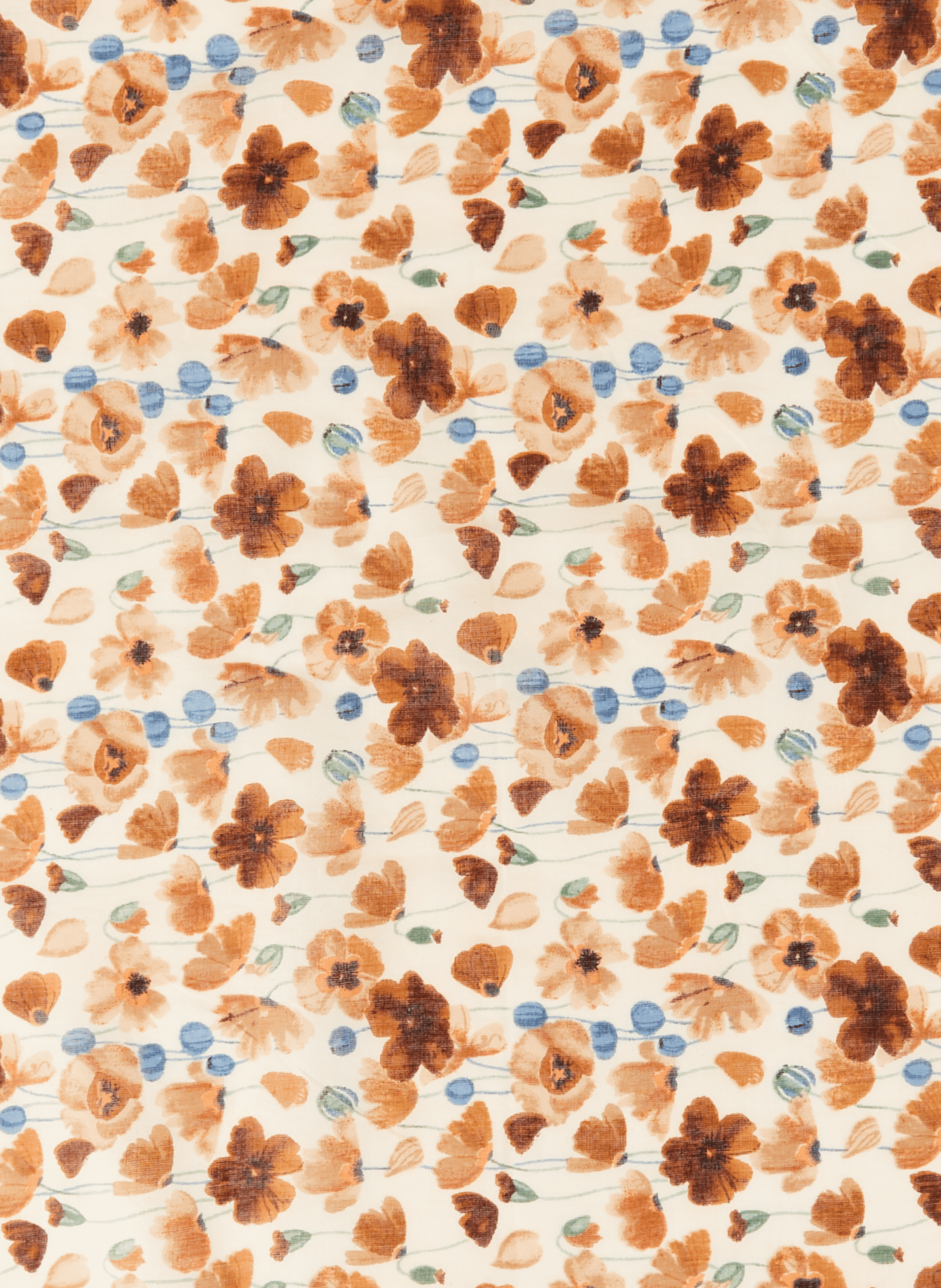 Printed stole AU PRINTEMPS PARIS Brown