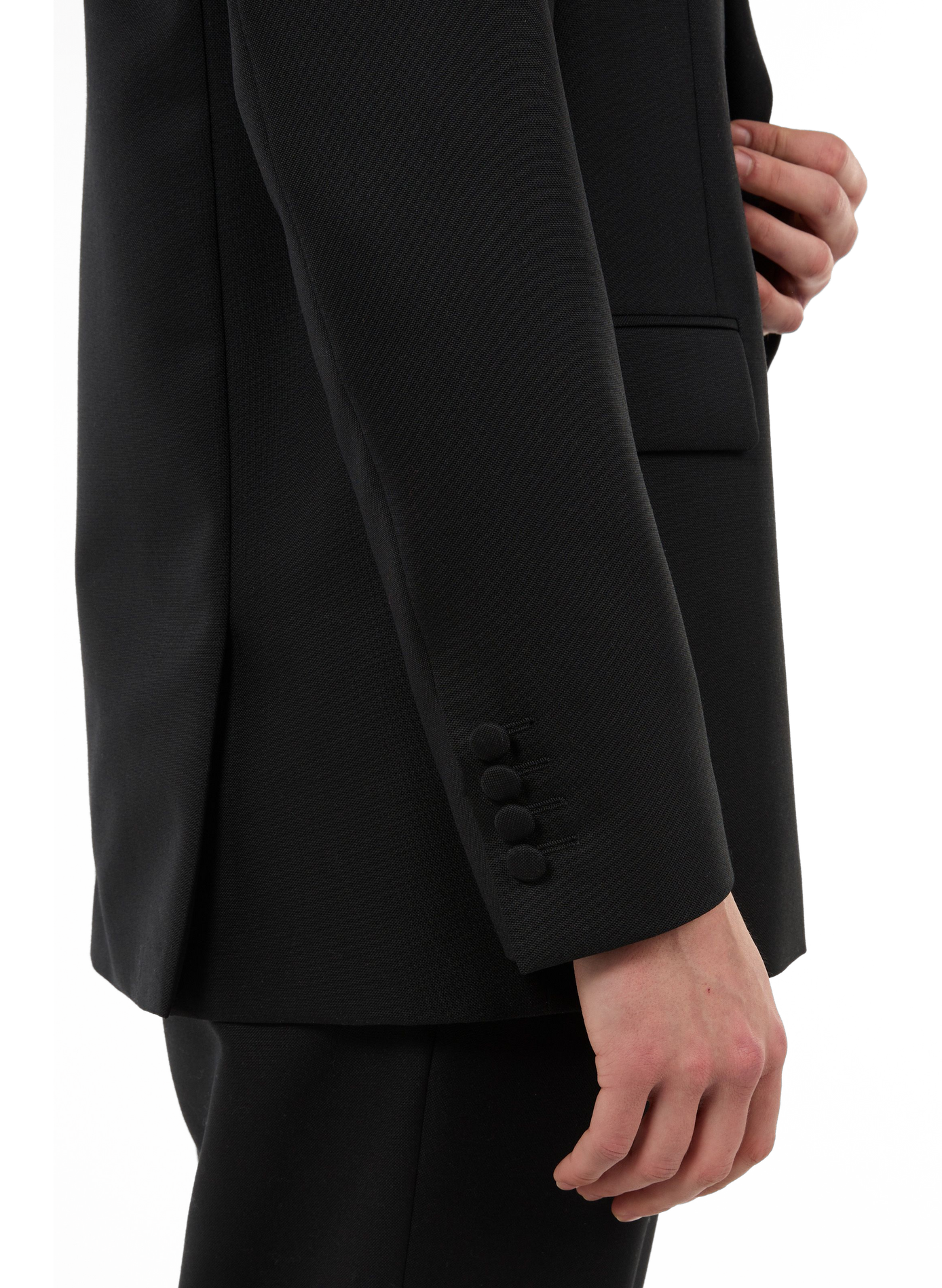 Veste de costume Grain en laine SAISON 1865 Noir