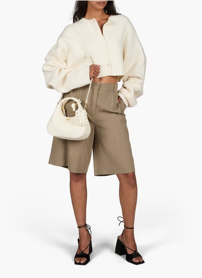 Sac Hobo Mini à étiquette miroir