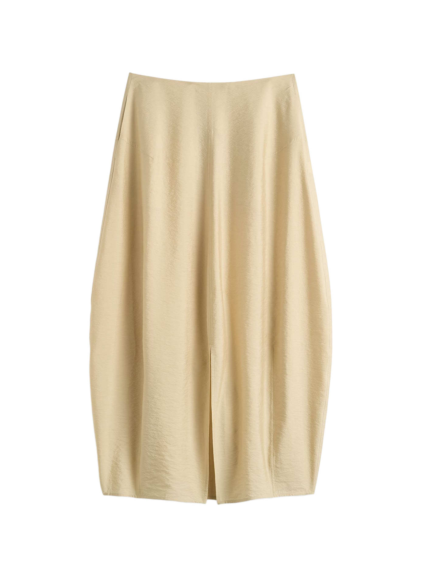 Gonna a palloncino in seta mista TOTEME Beige