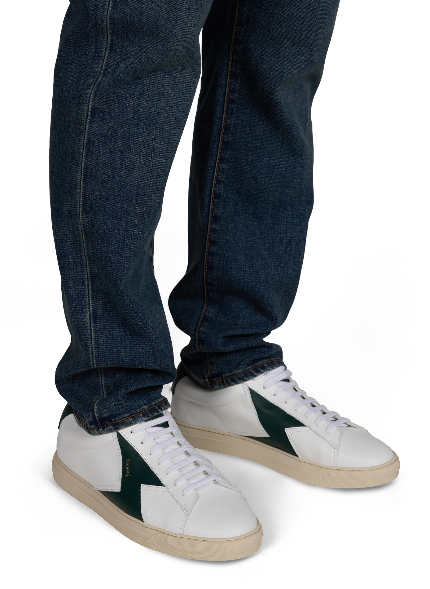 Sneakers ZSP4 in leather ZESPA Green