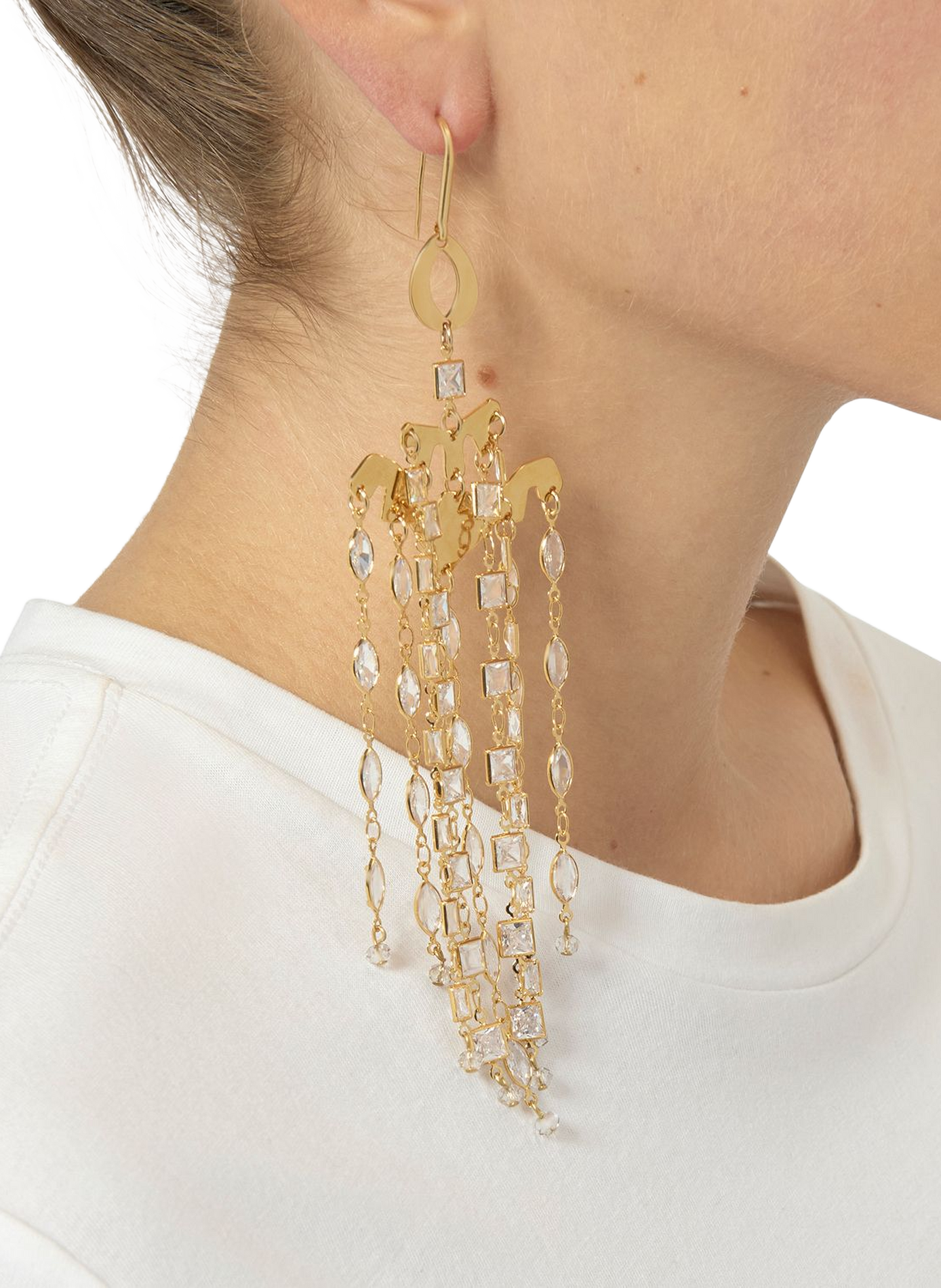 Hängende Ohrringe Memine ISABEL MARANT Transparent