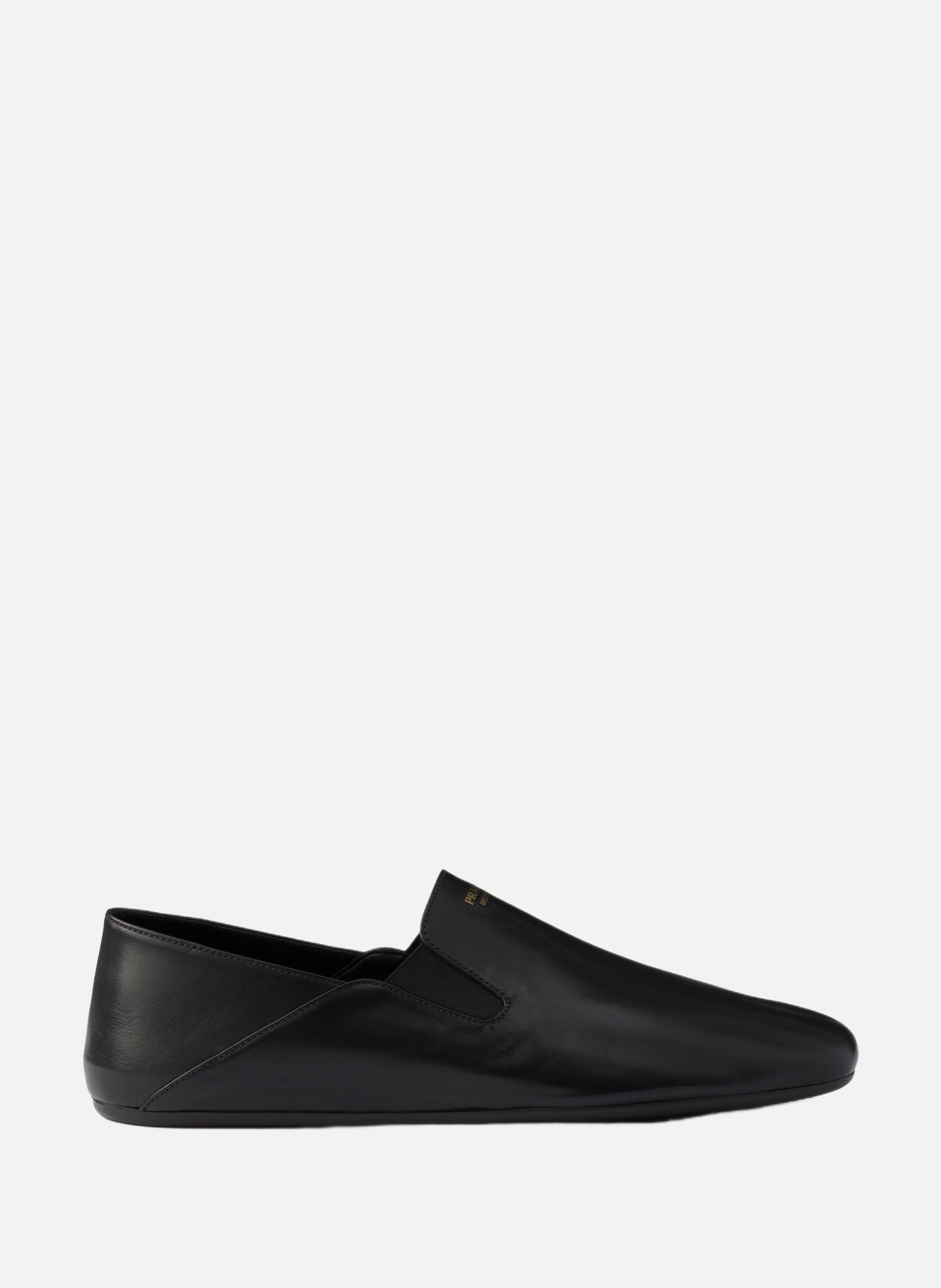 Mocassins en cuir PRADA Noir