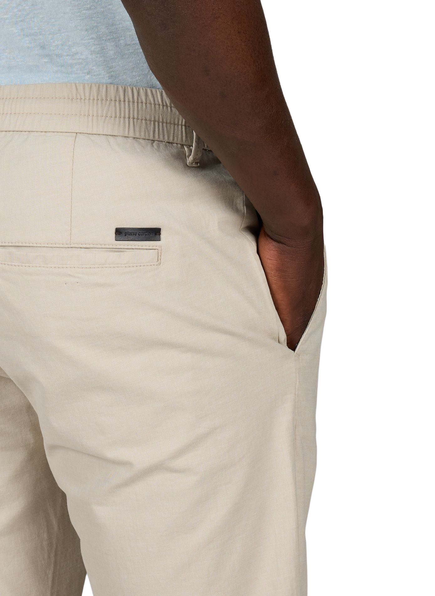 Hose mit elastischem Bund aus Baumwollmischung PIERRE CARDIN Beige