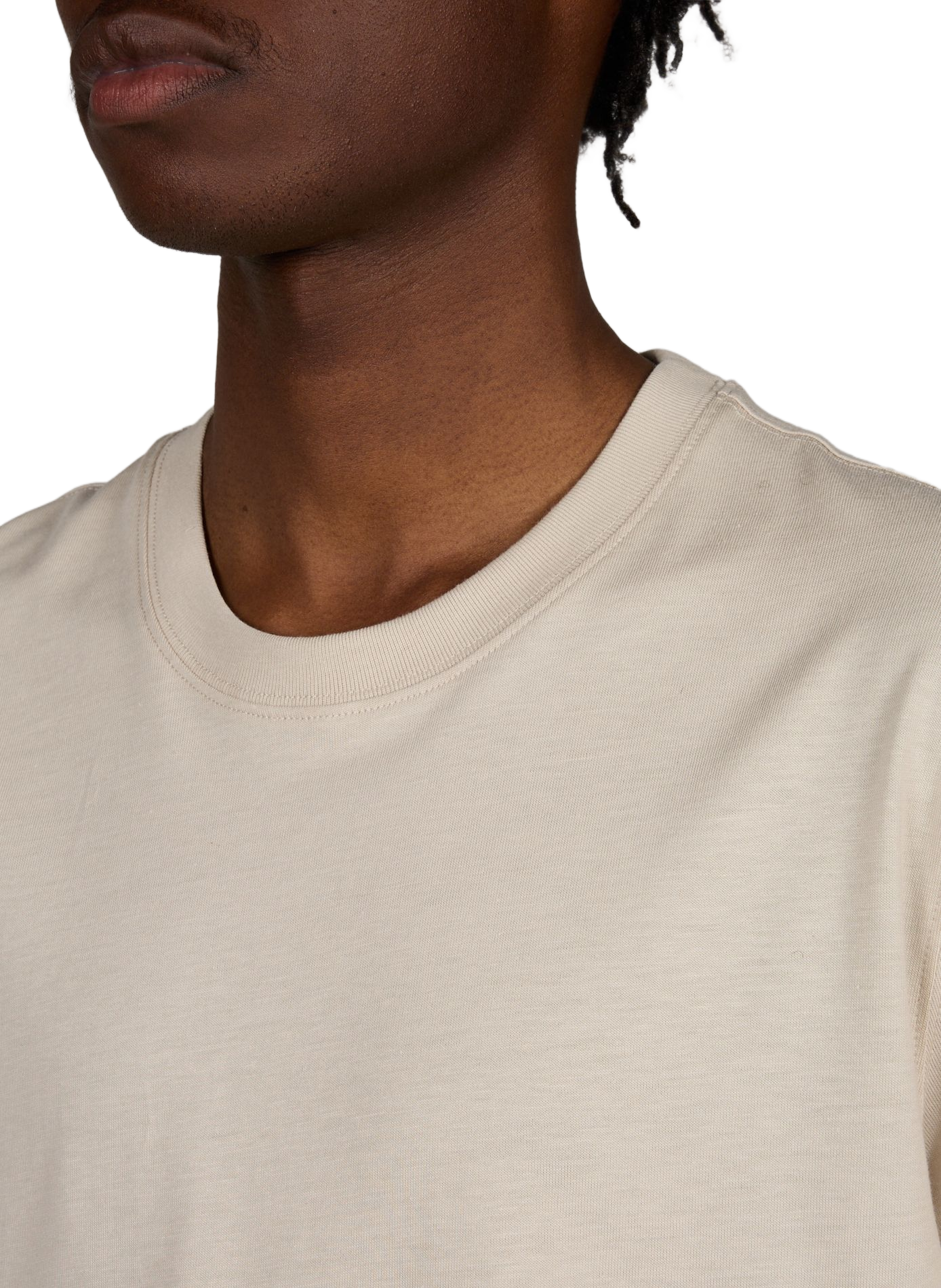 Tee-shirt droit uni ETON Beige