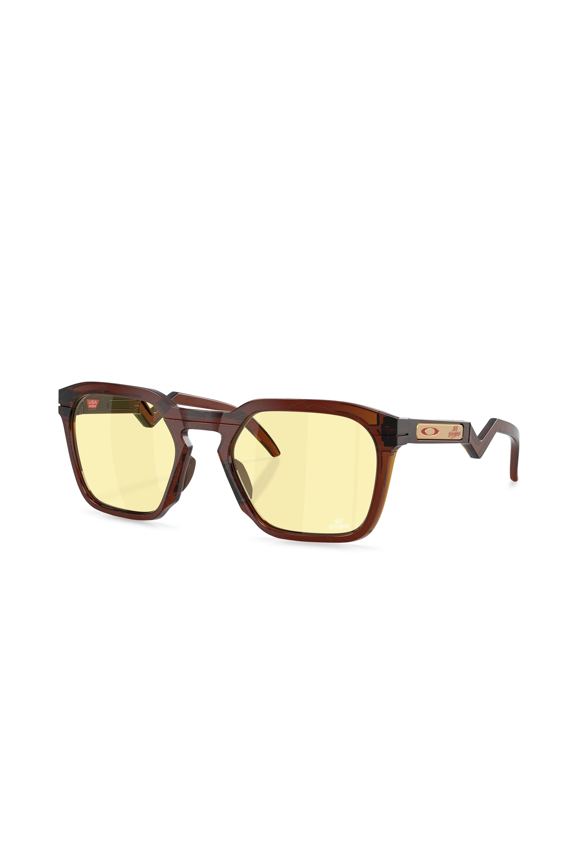 Lunettes de soleil hstn sq OAKLEY Marron