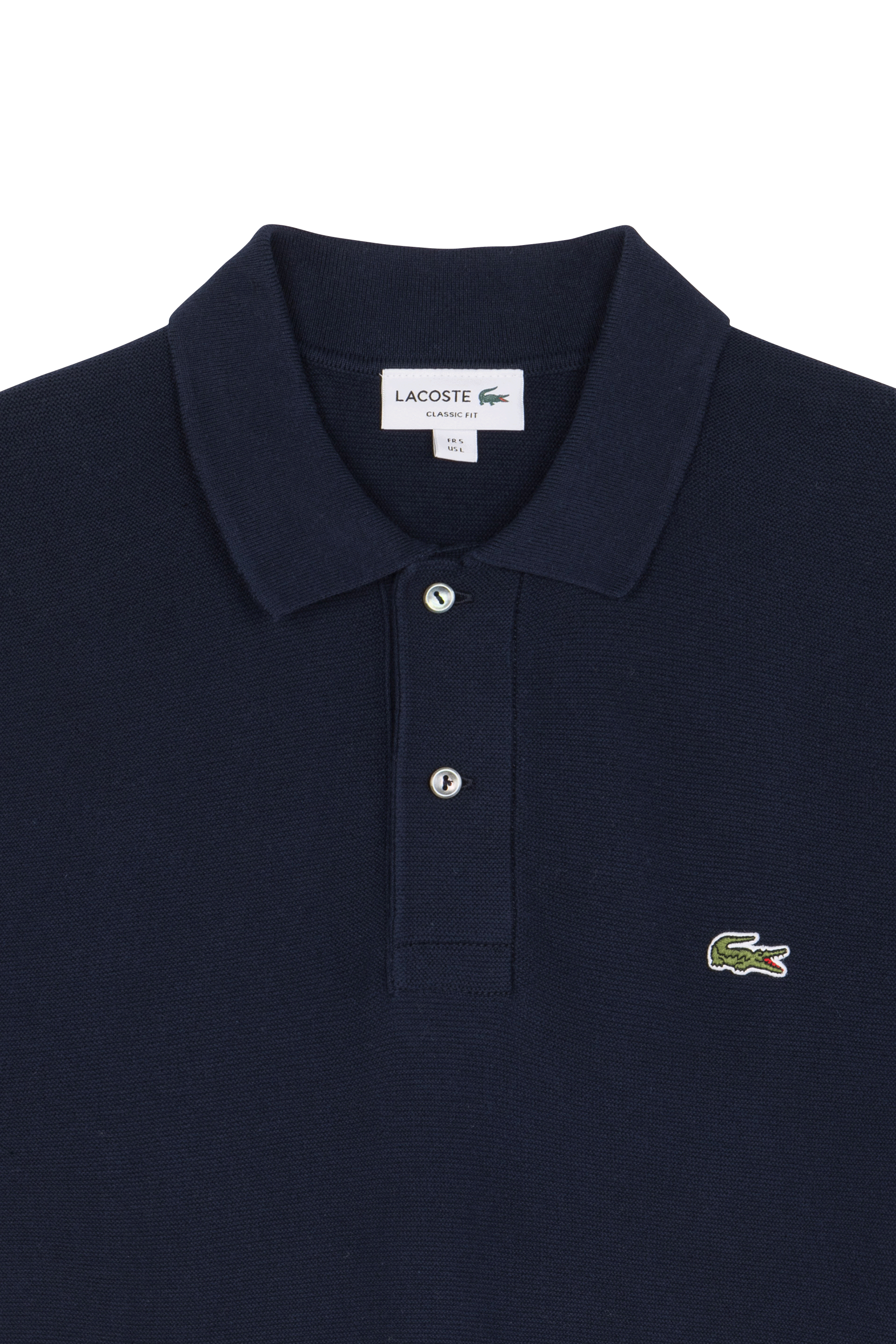 Polo tricot LACOSTE Bleu