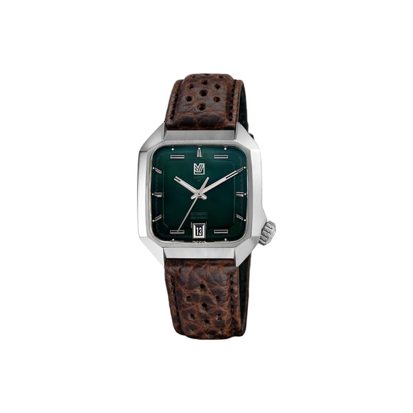 Montre automatique AM2 Slim en cuir de bison Montre automatique AM2 Slim en cuir de bison