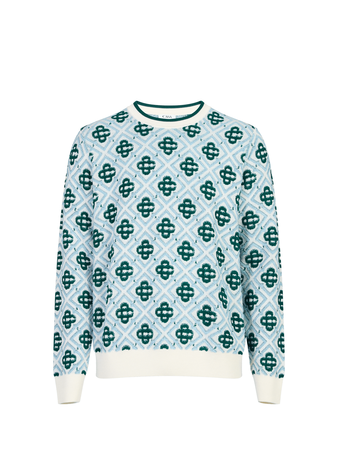 Pullover mit Logo aus Wolle CASABLANCA PARIS Mehrfarbig