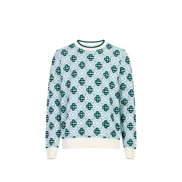 Pull logotypé en laine Pull logotypé en laine