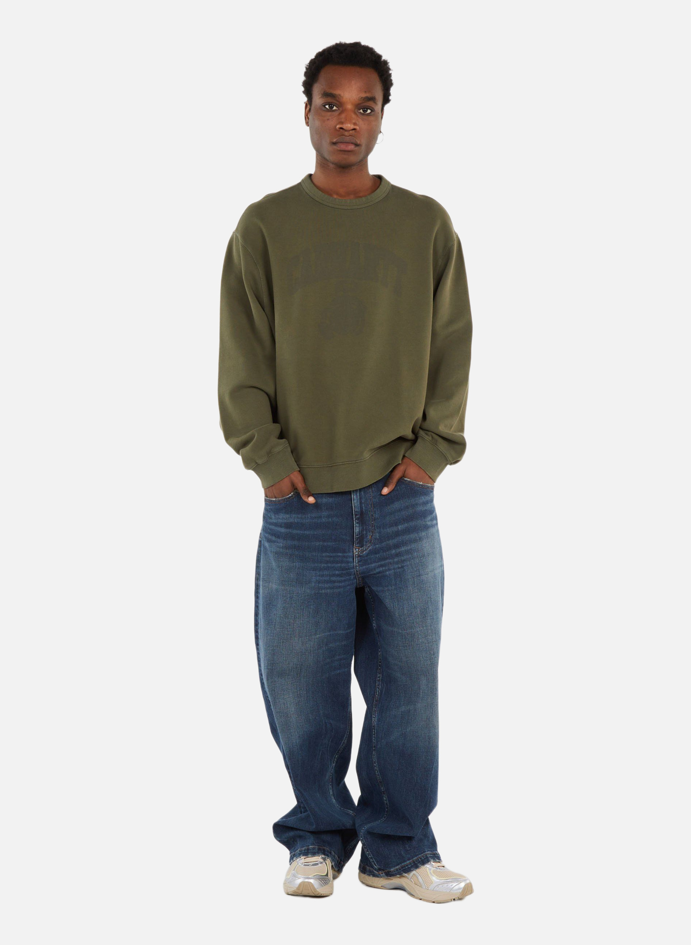 Sweatshirt faded pond corps sweat CARHARTT WIP Kaki