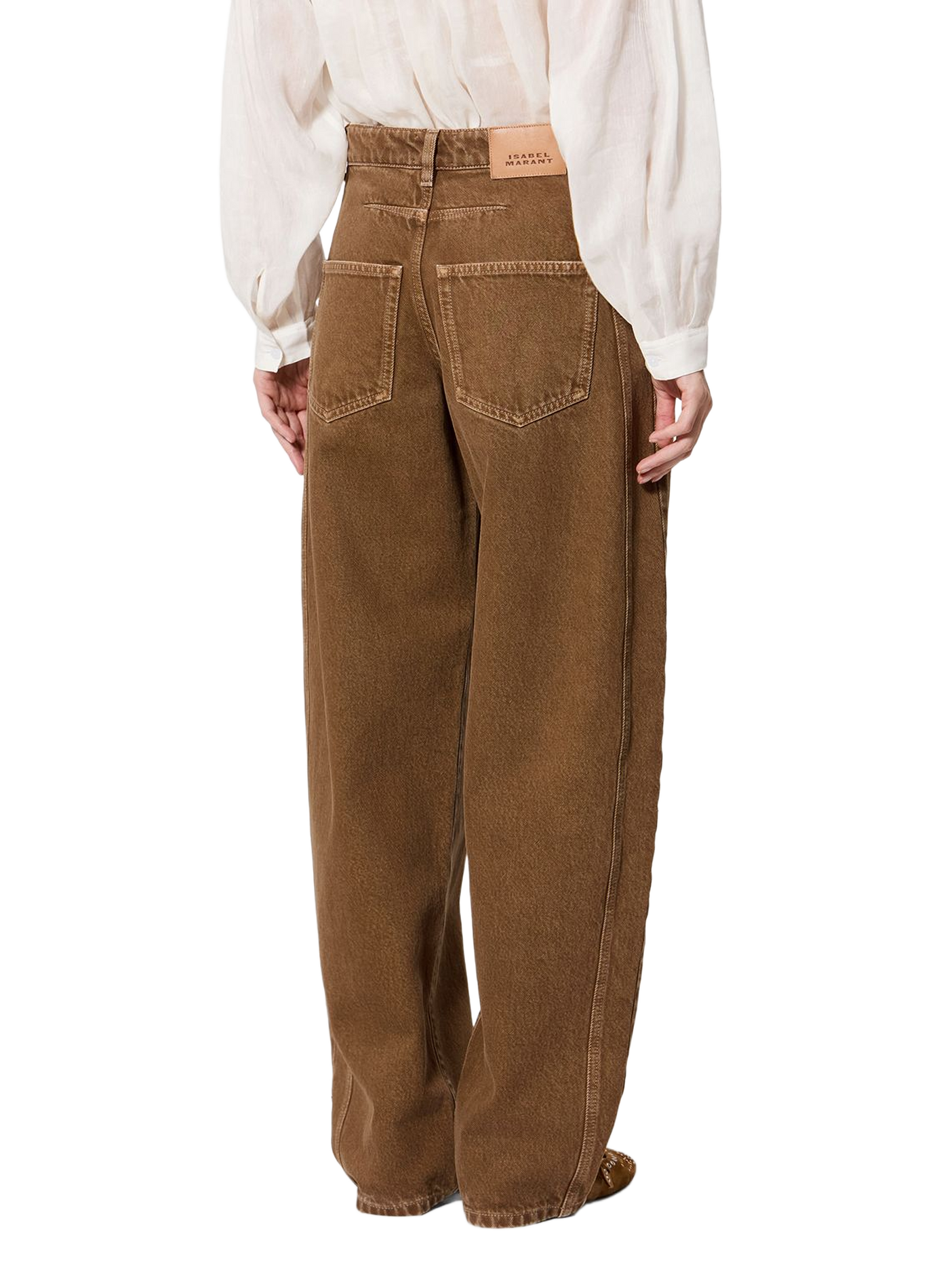 Denim kokerrok Lisha van katoen ISABEL MARANT Bruin