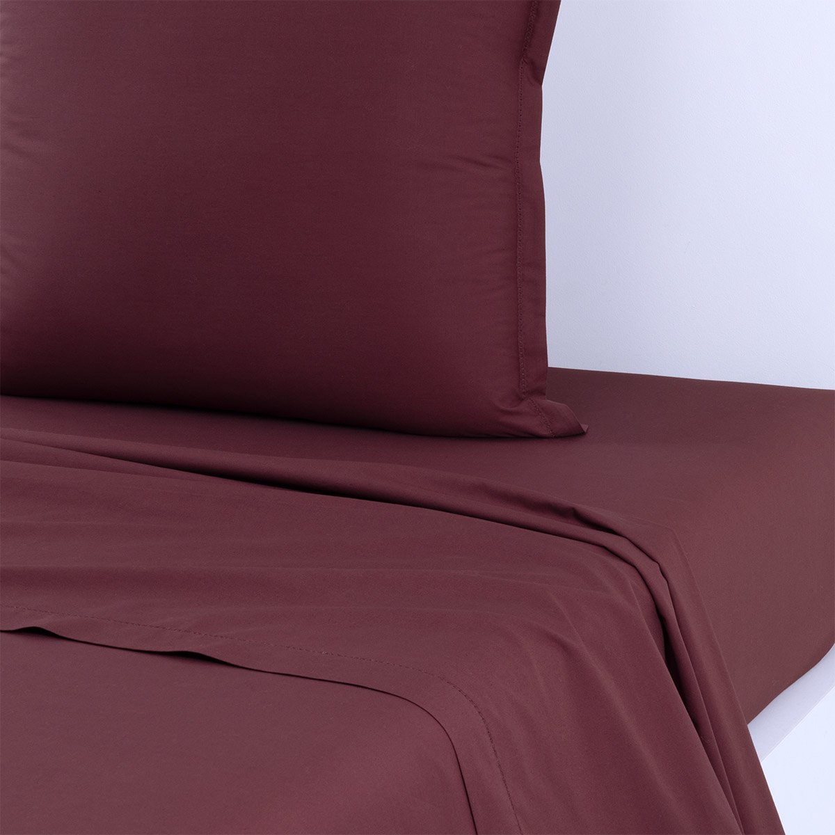 Drap plat en percale de coton, alcove  Malaga