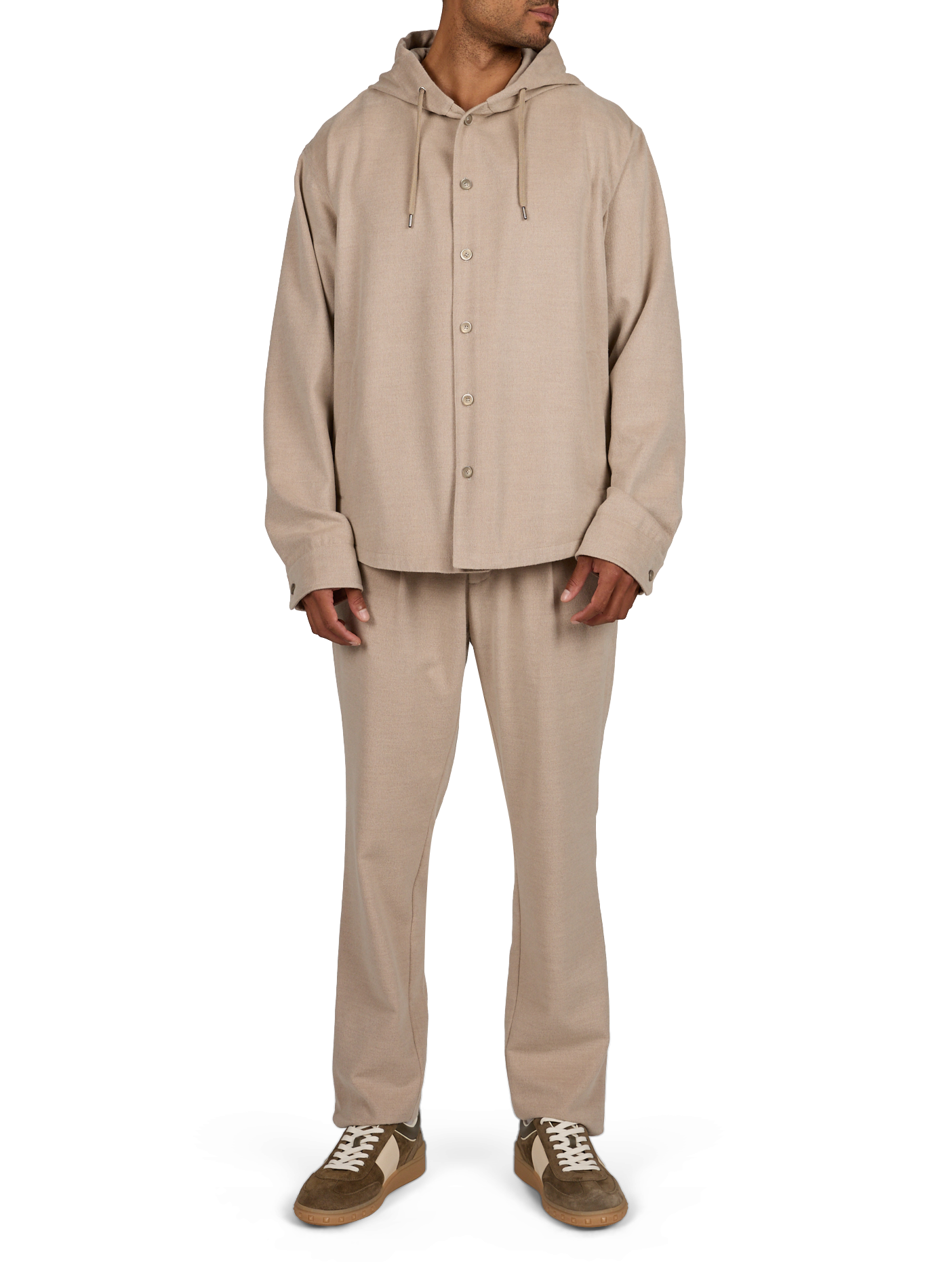 Veste ample à capuche HERNO Beige