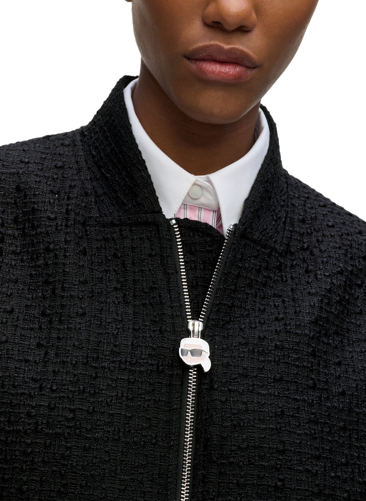 Bomber jacket KARL LAGERFELD Black
