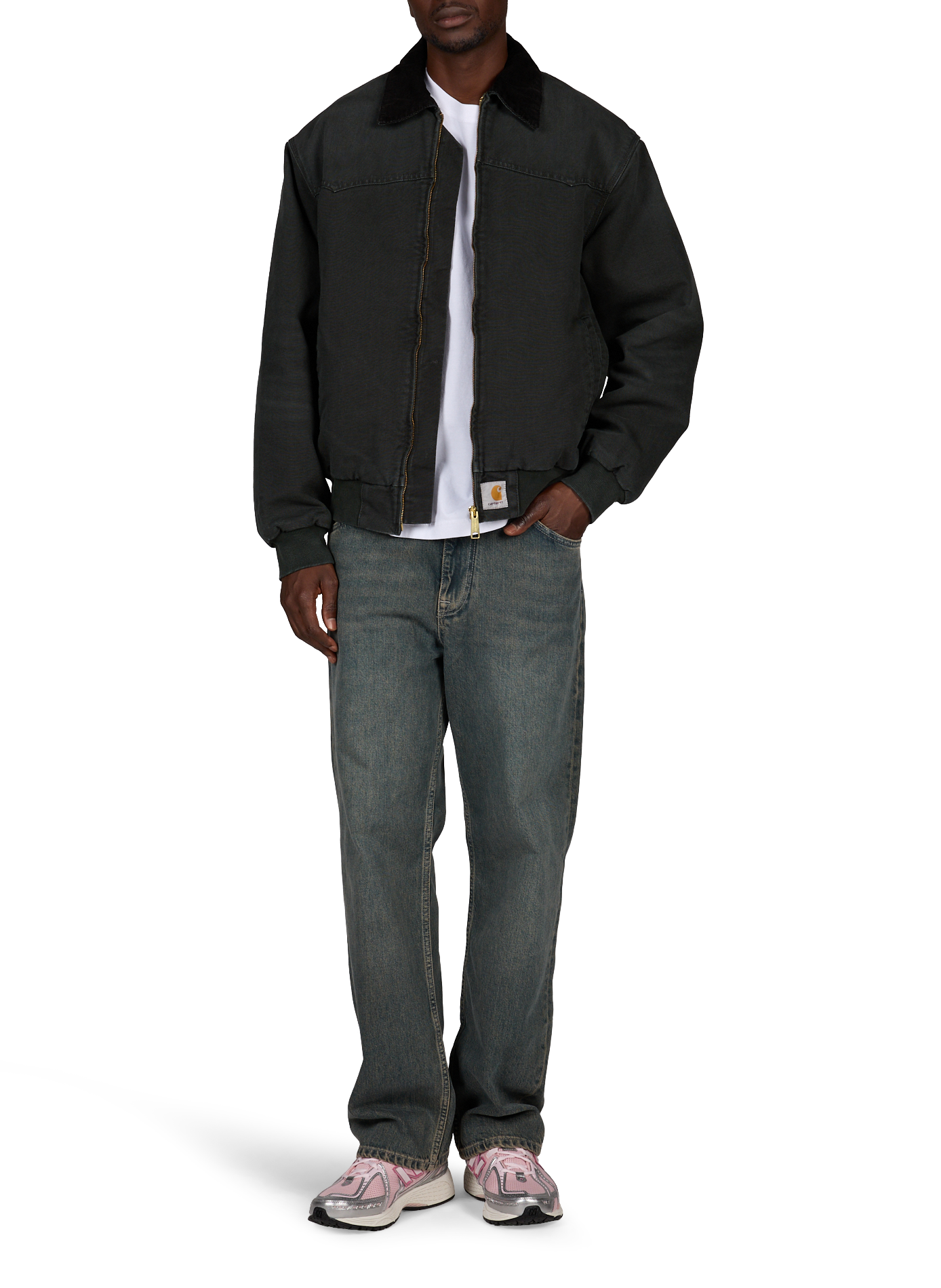 Jacke OG Santa Fe aus Baumwolldenim CARHARTT WIP Grun