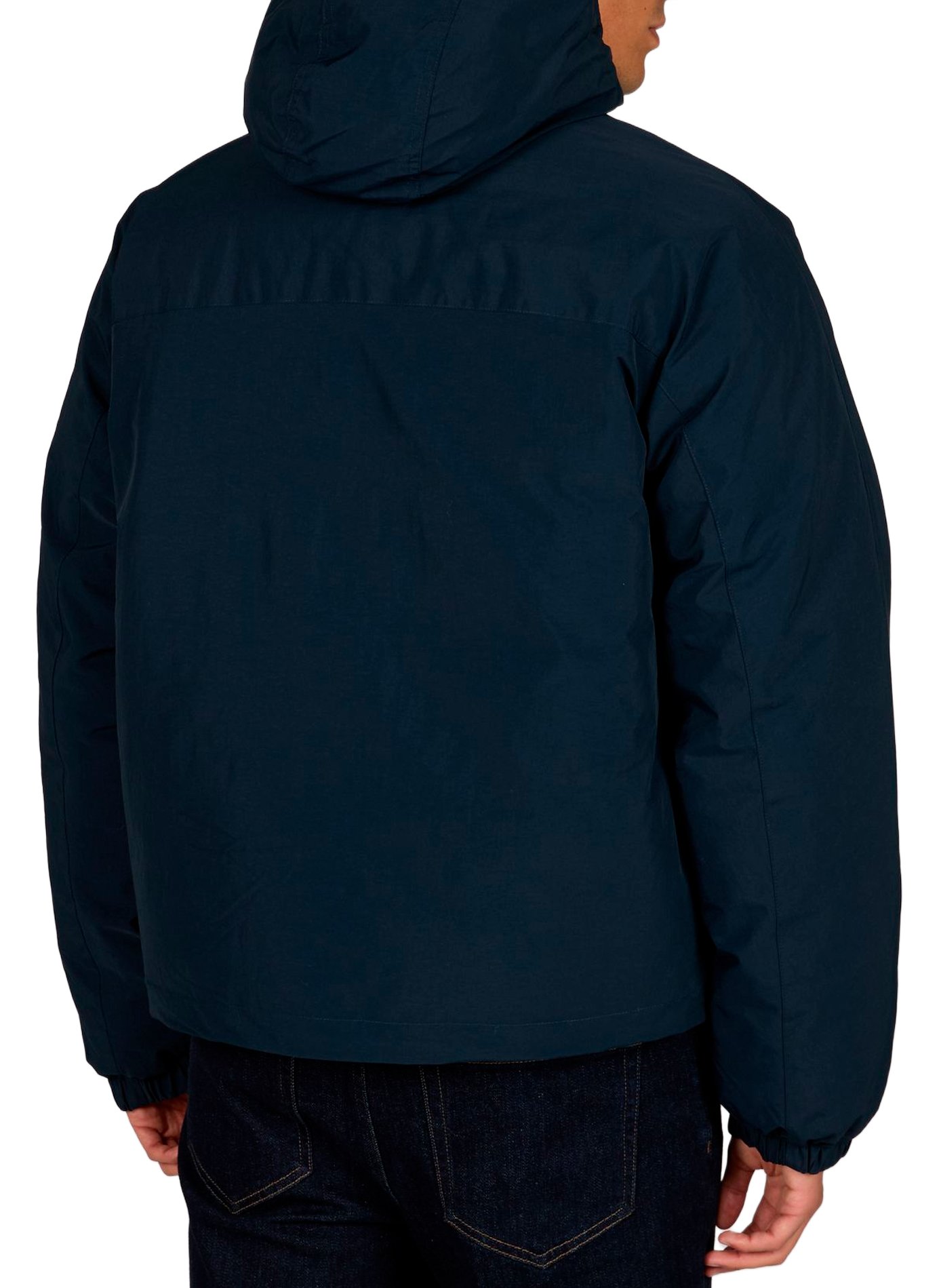 Plain hooded jacket FARAH Blue