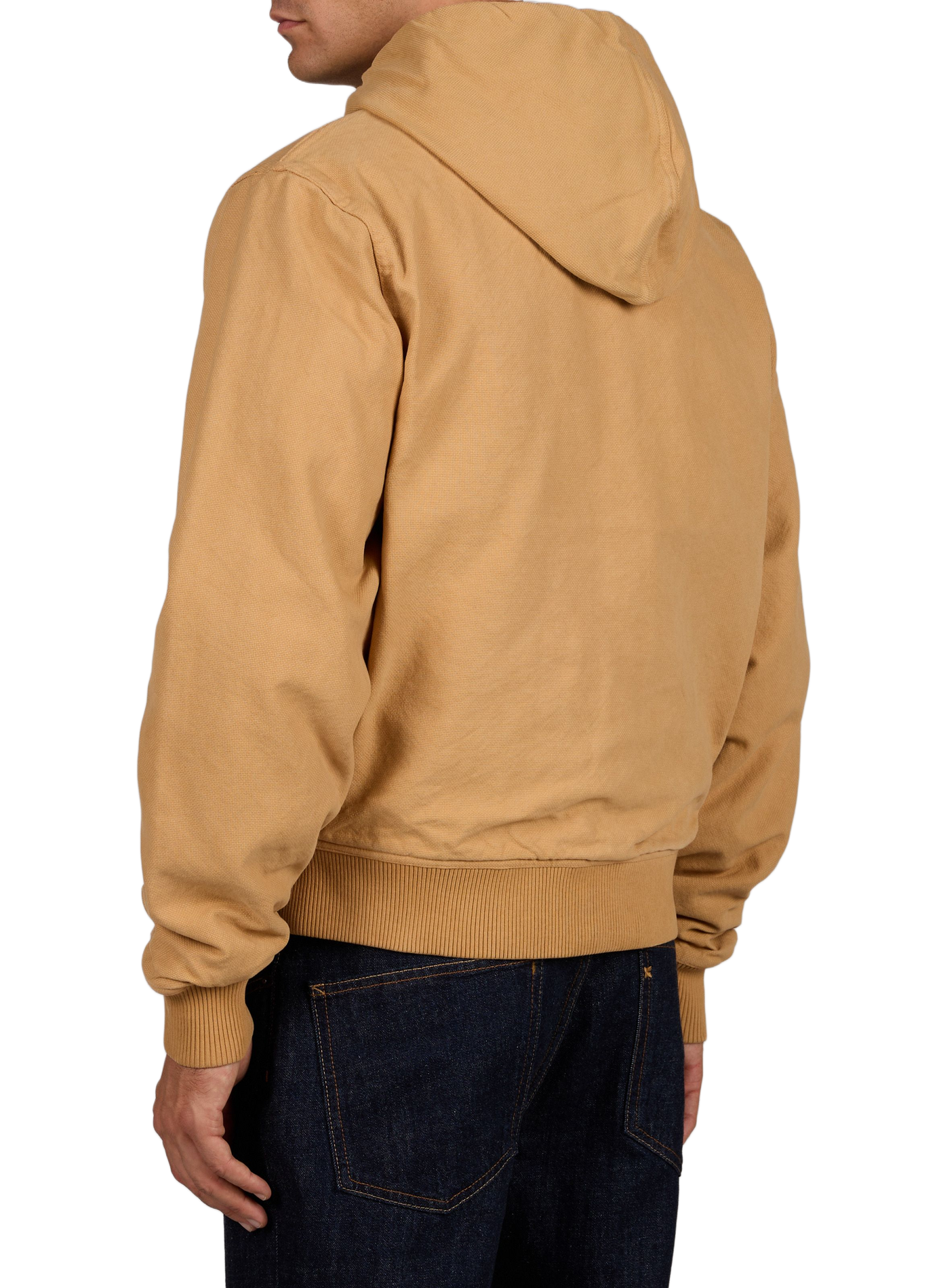 Oversized cotton jacket JACKER. Brown
