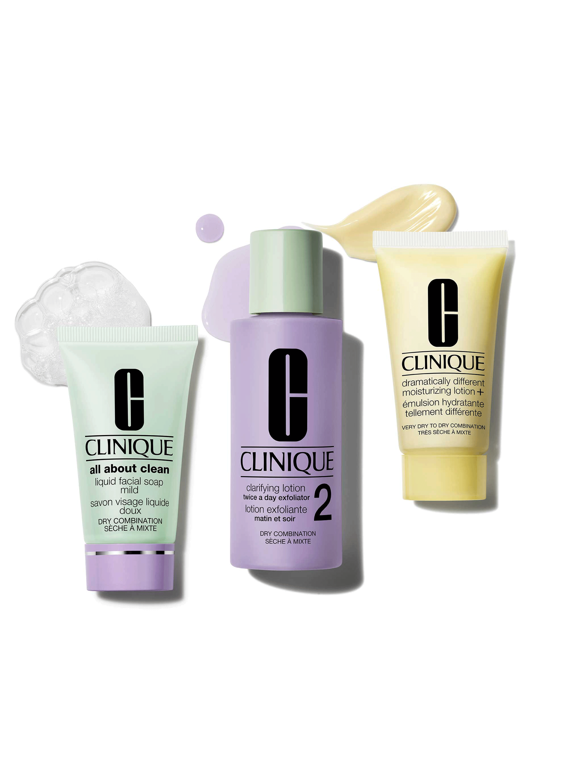 Kit Découverte Basic 3 Temps - Types de peaux 3 CLINIQUE No color