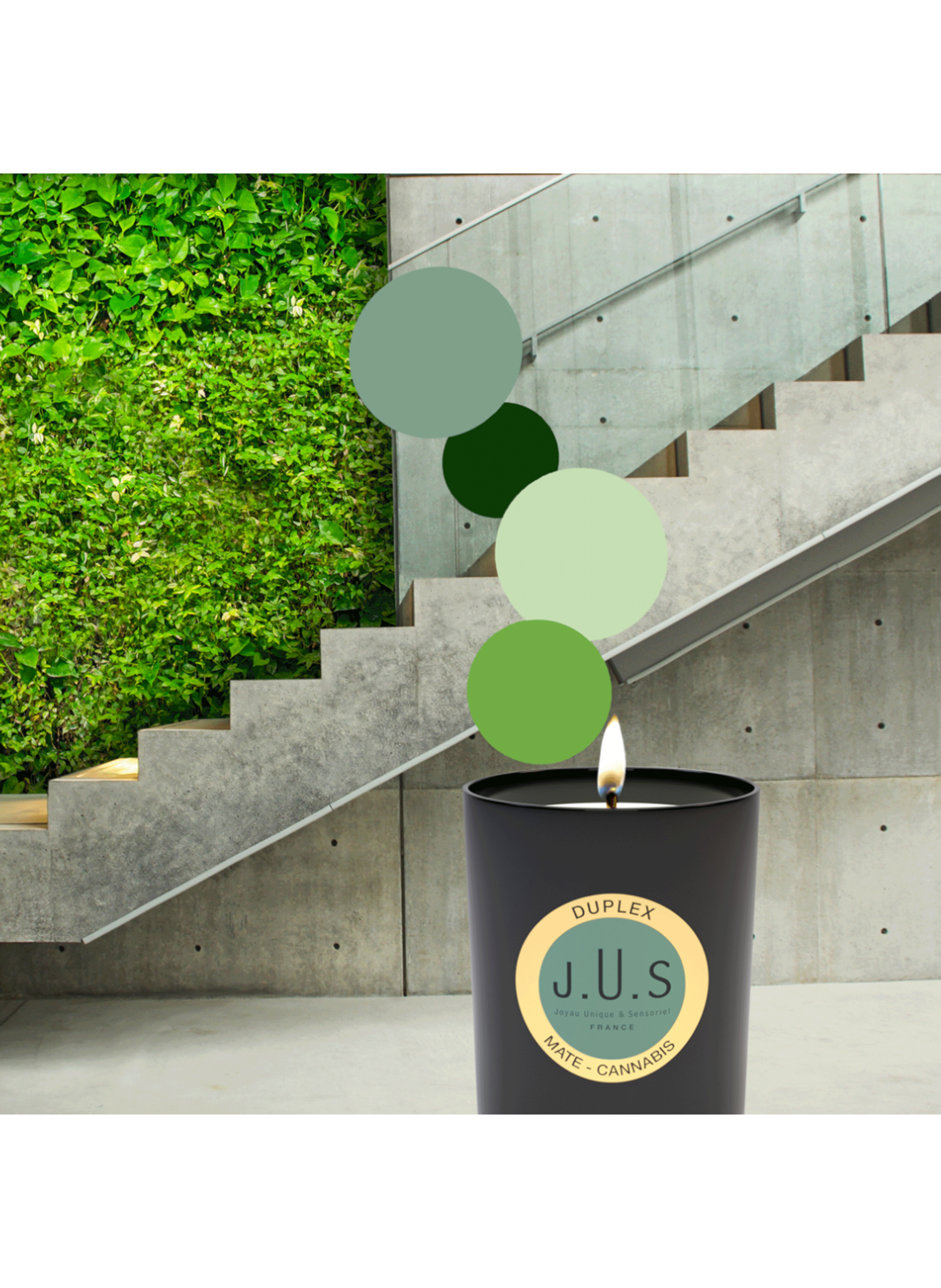 Duplex candle J.U.S No color