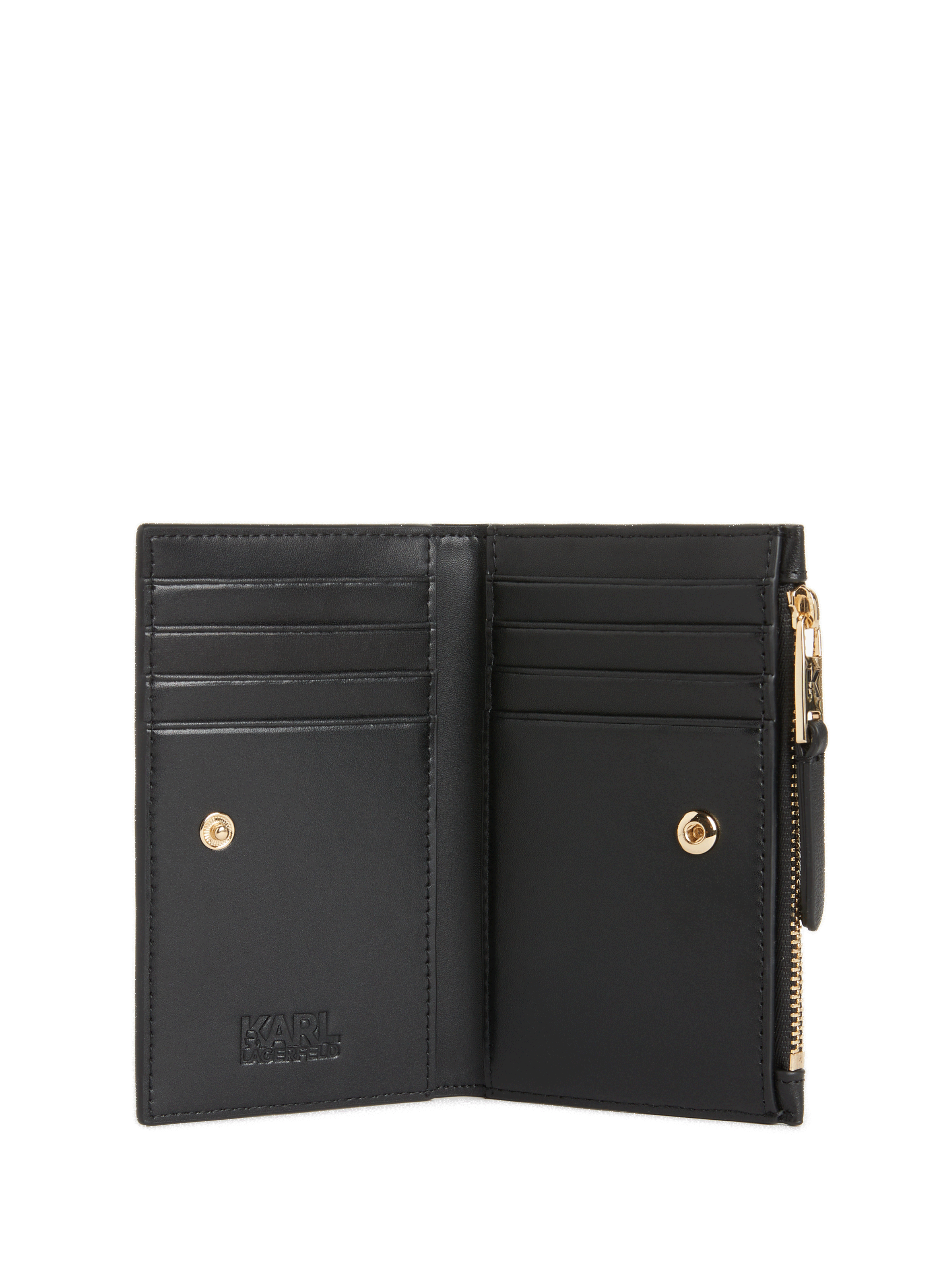 Porte-cartes à logo en cuir mélangé