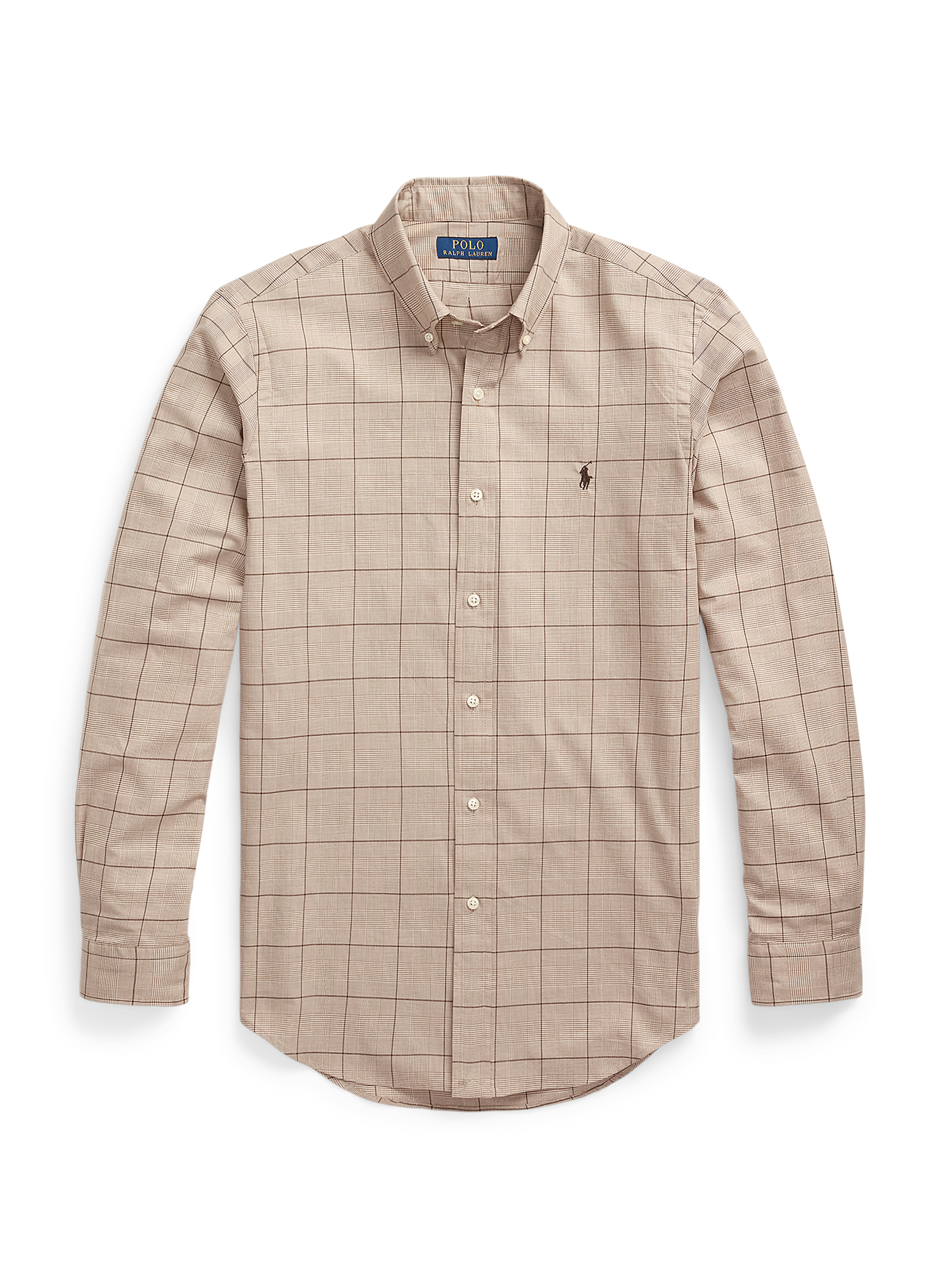 Cotton check shirt POLO RALPH LAUREN Brown