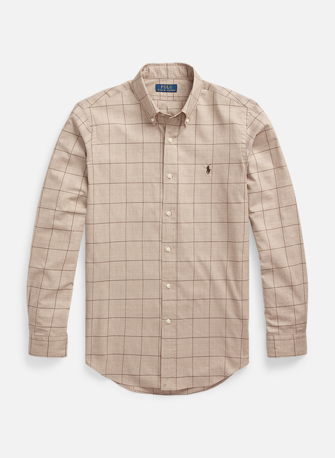 Checked cotton shirt BrownPOLO RALPH LAUREN 