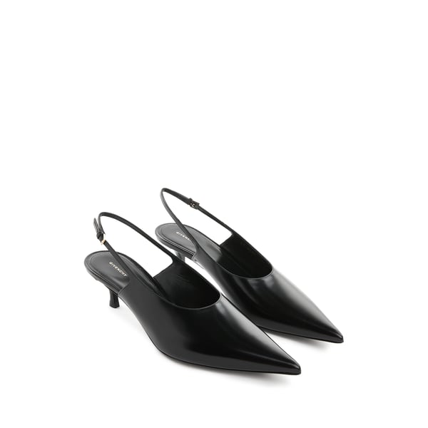 Slingback en cuir