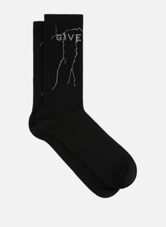 GIVENCHY Mid-calf socks Black