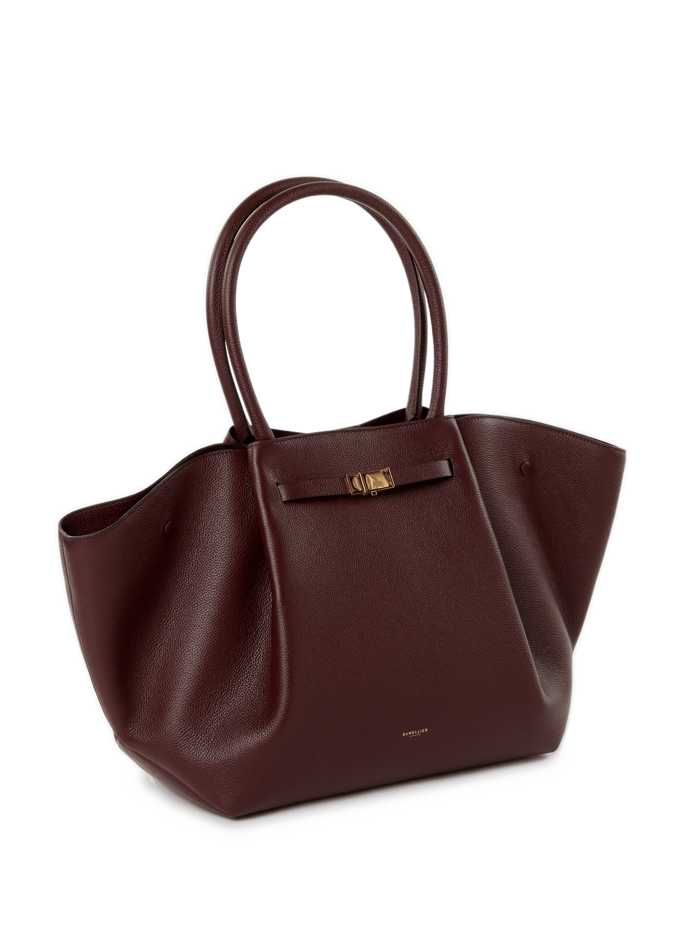 Sac à main New York en cuir | Rouge DEMELLIER LONDON Femme