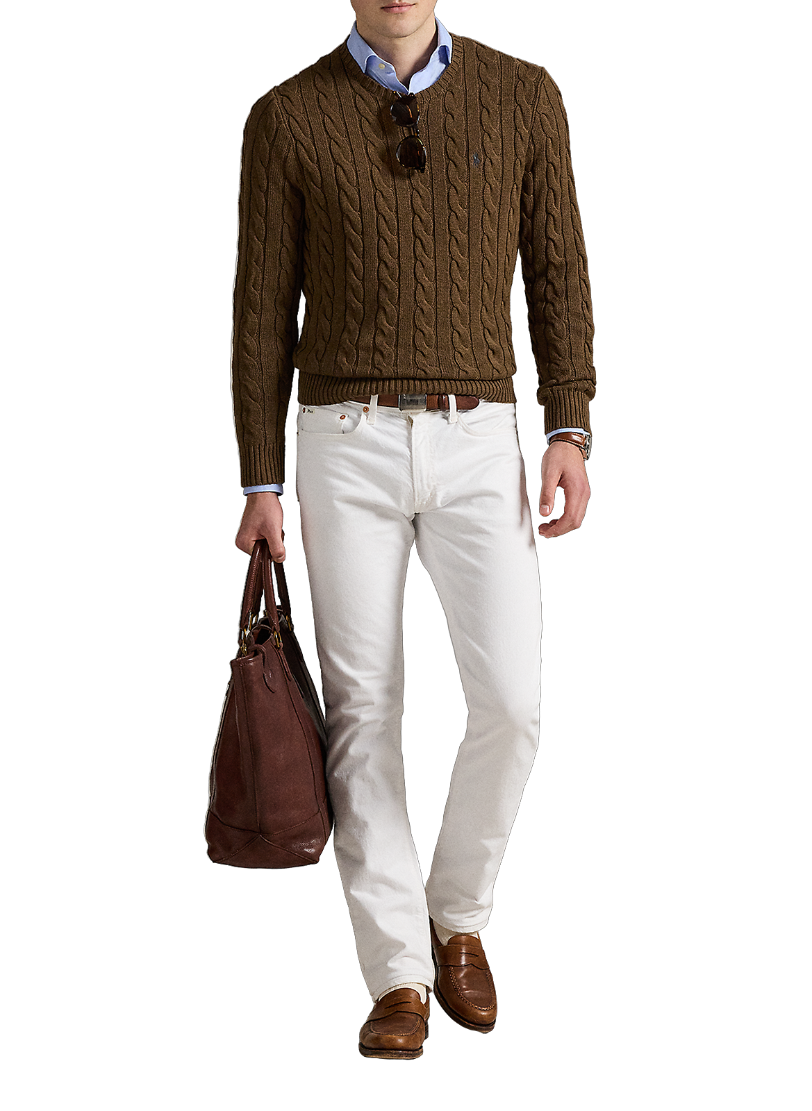 Cable knit jumper POLO RALPH LAUREN Beige