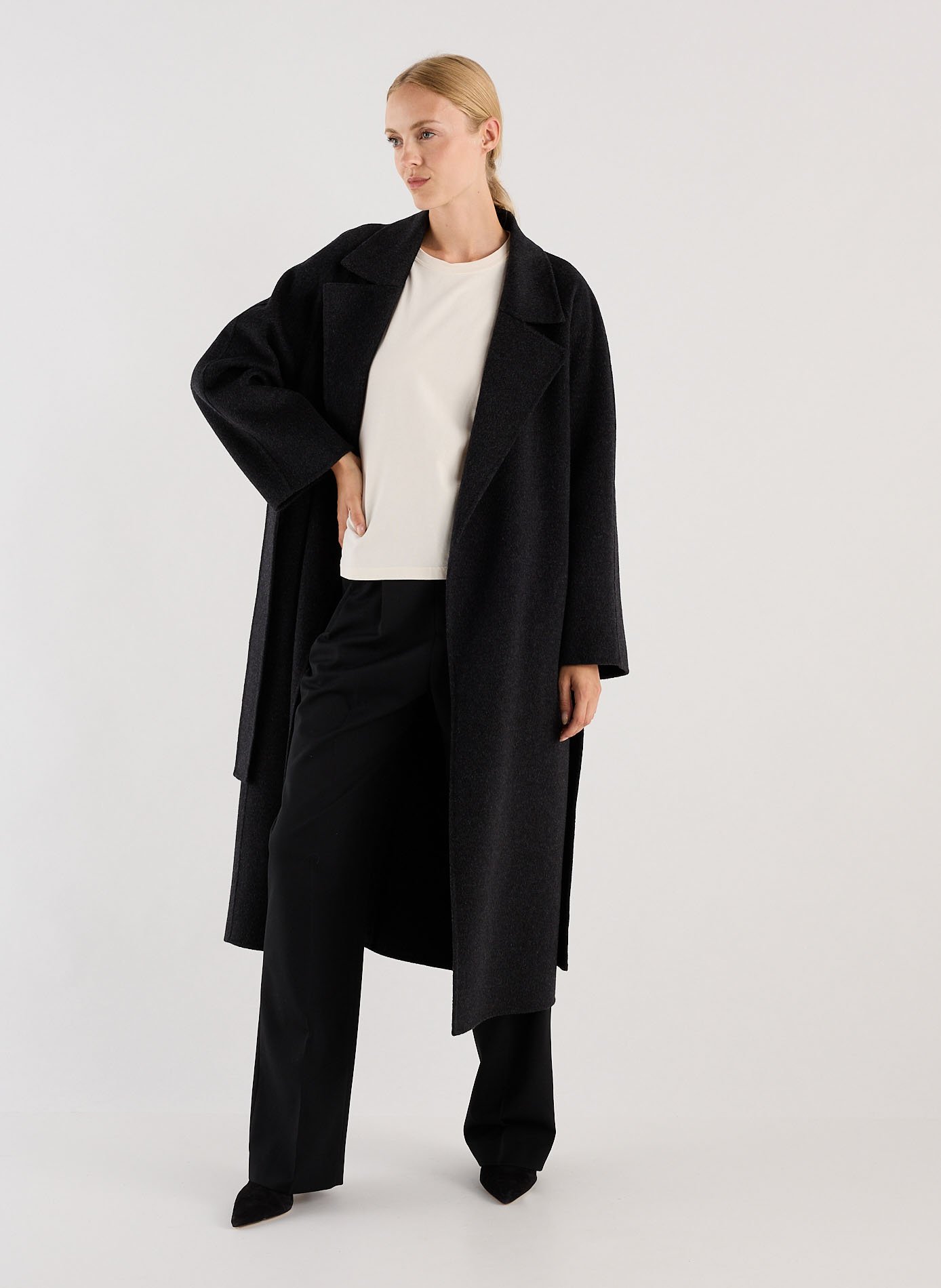 Manteau Warmor en laine mélangée SAISON 1865 Gris