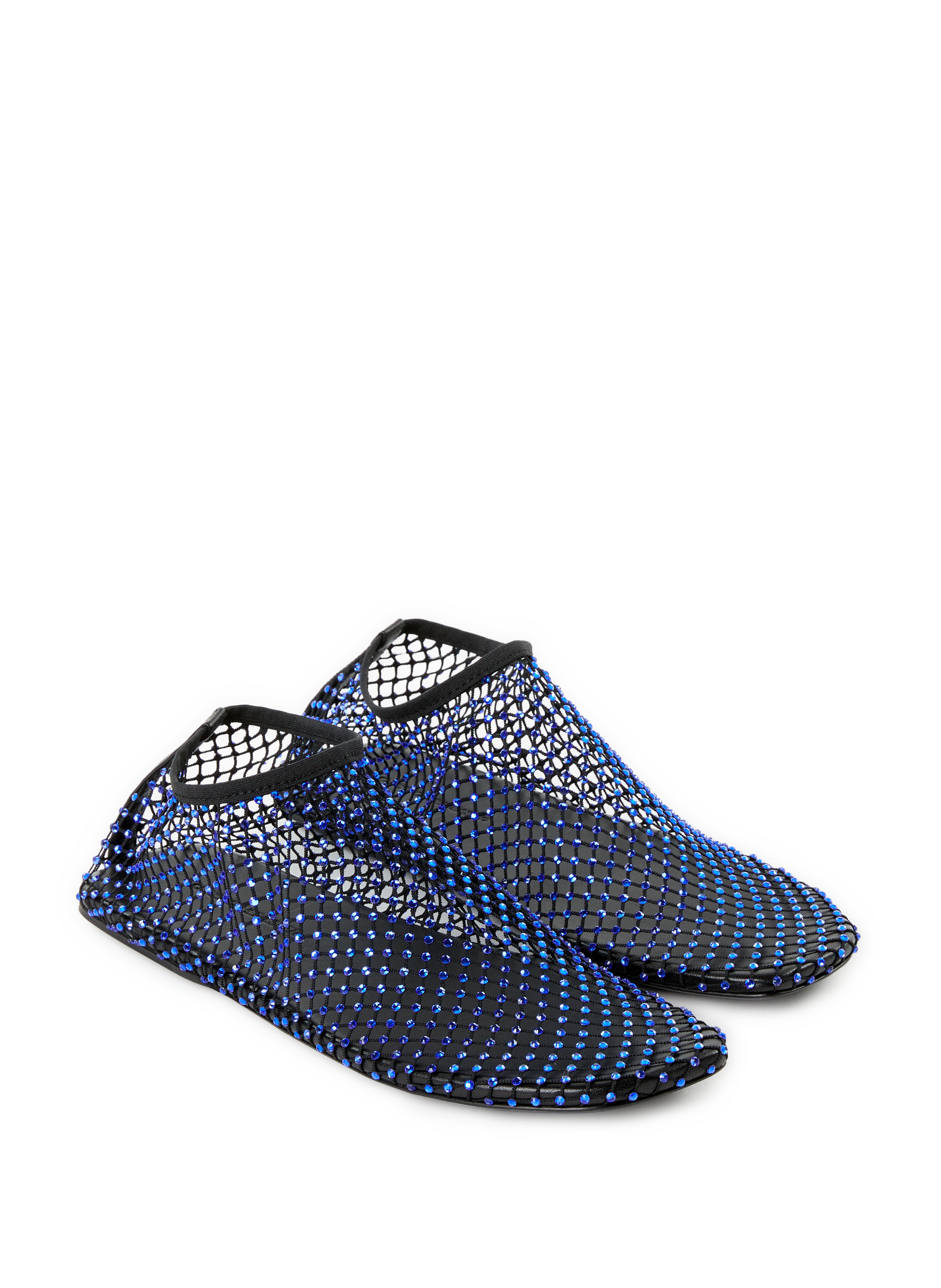 Ballerines en résille à cristaux Minette CHRISTOPHER ESBER Bleu