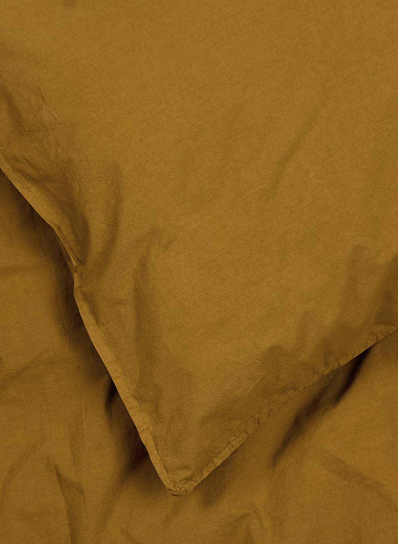 Housse de couette en percale lavée AU PRINTEMPS PARIS Doré