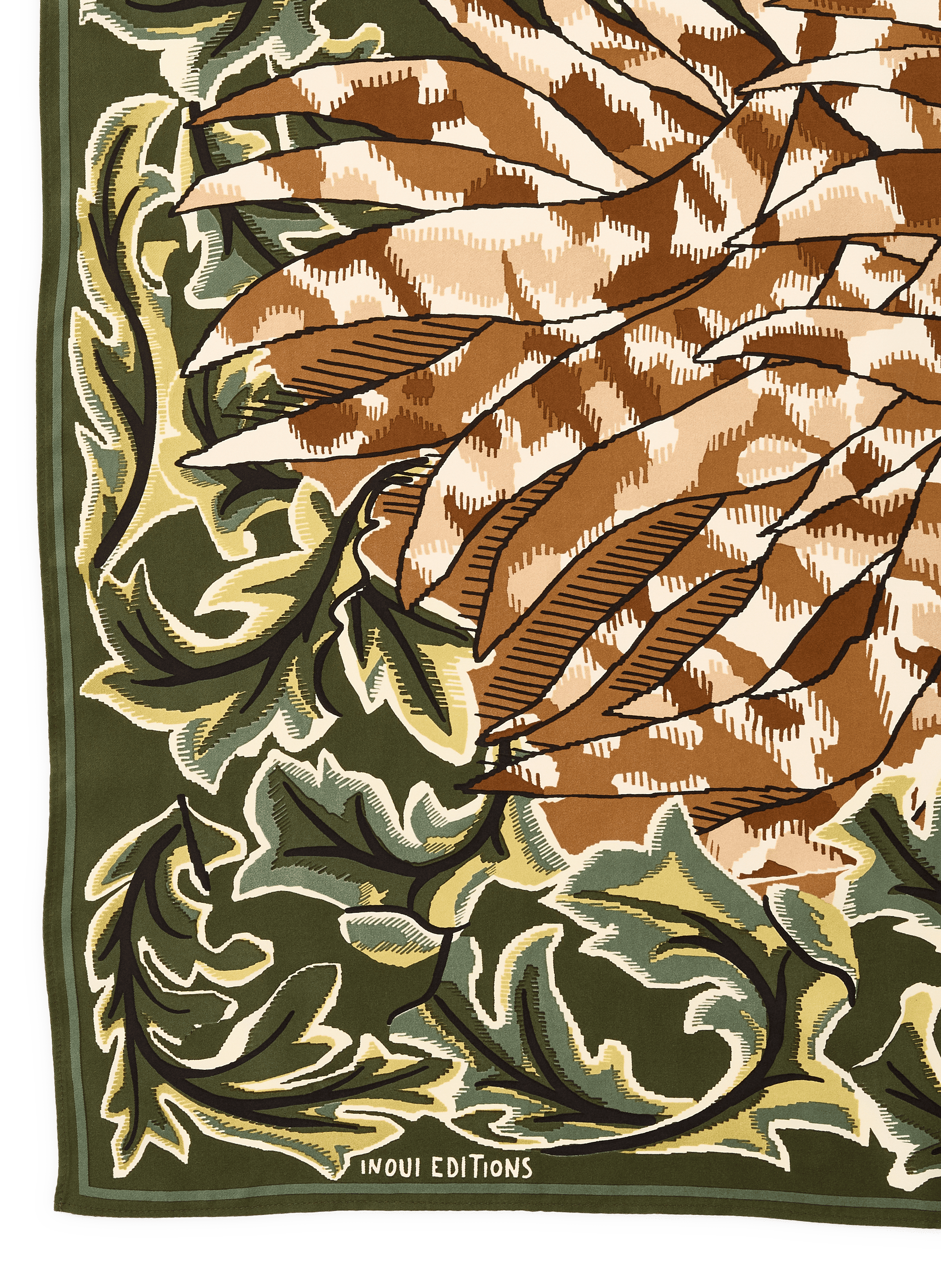 Foulard à imprimé en laine INOUITOOSH Multicolore