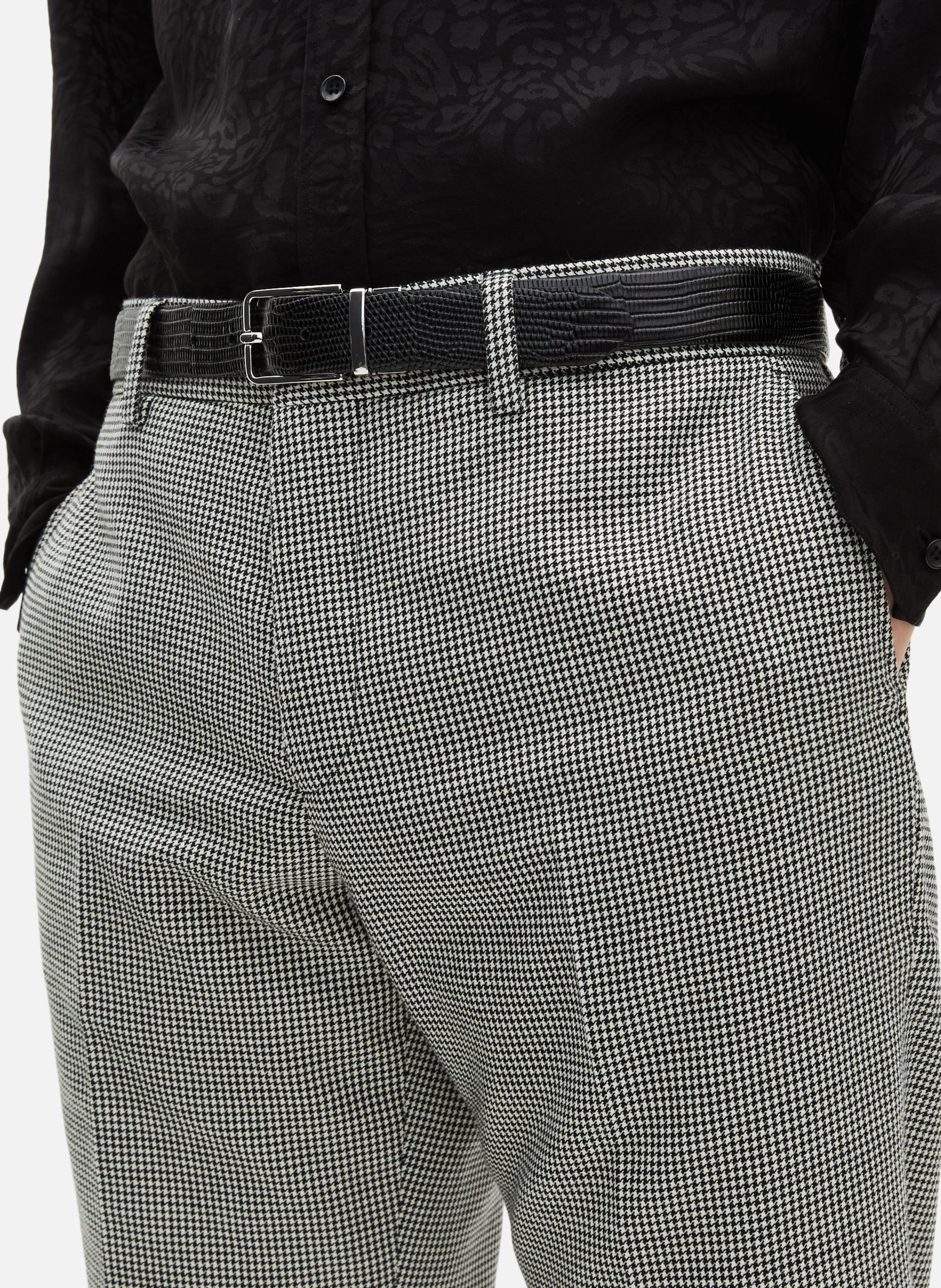 Ceinture réversible en cuir THE KOOPLES Noir