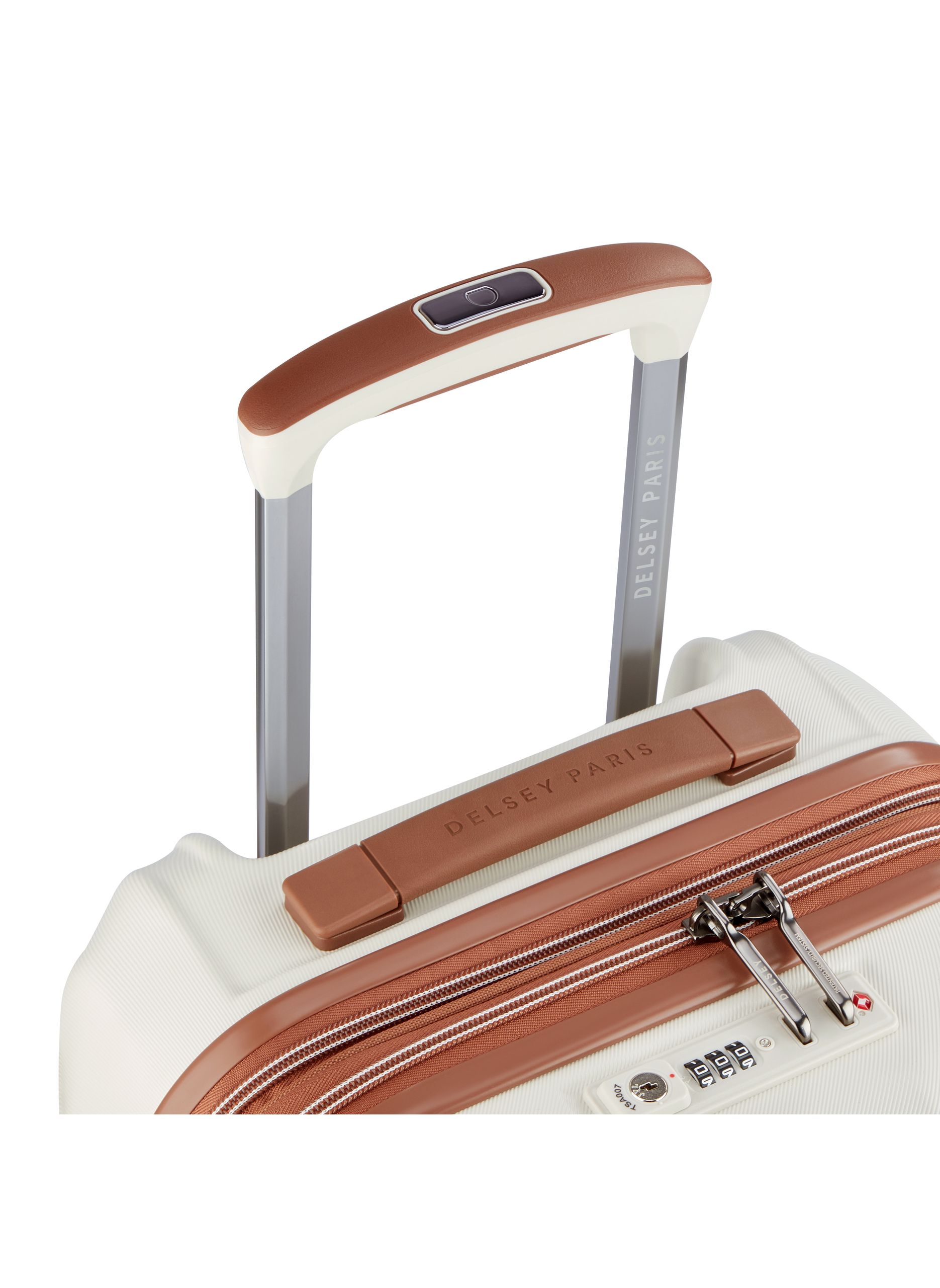 Valise cabine rigide taille s - carrousel 2 DELSEY PARIS Blanc