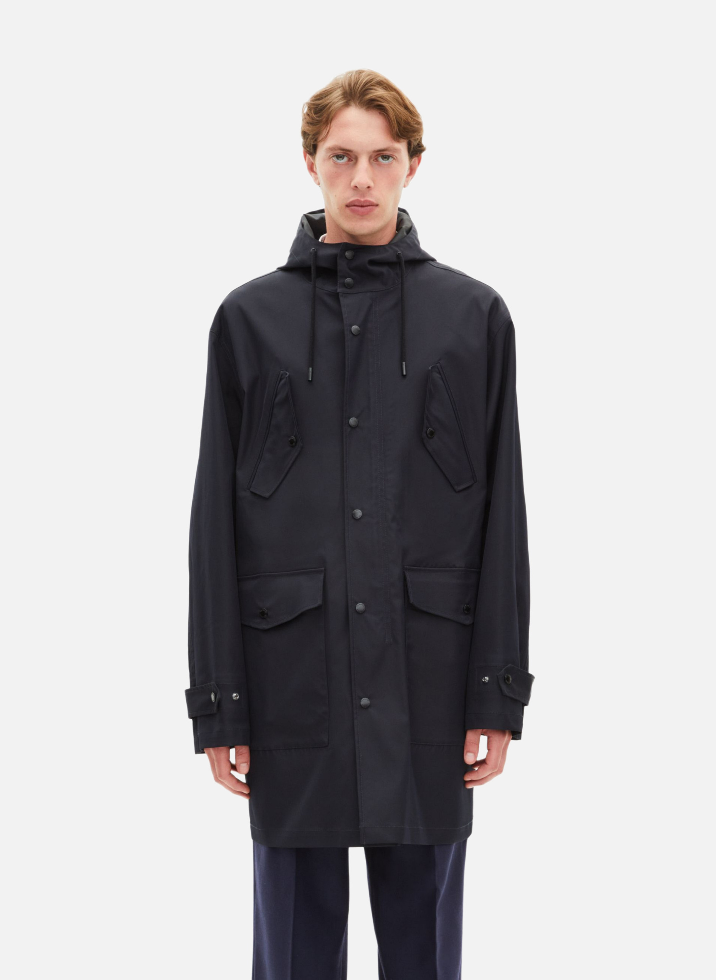 Parka à capuche THE KOOPLES Bleu