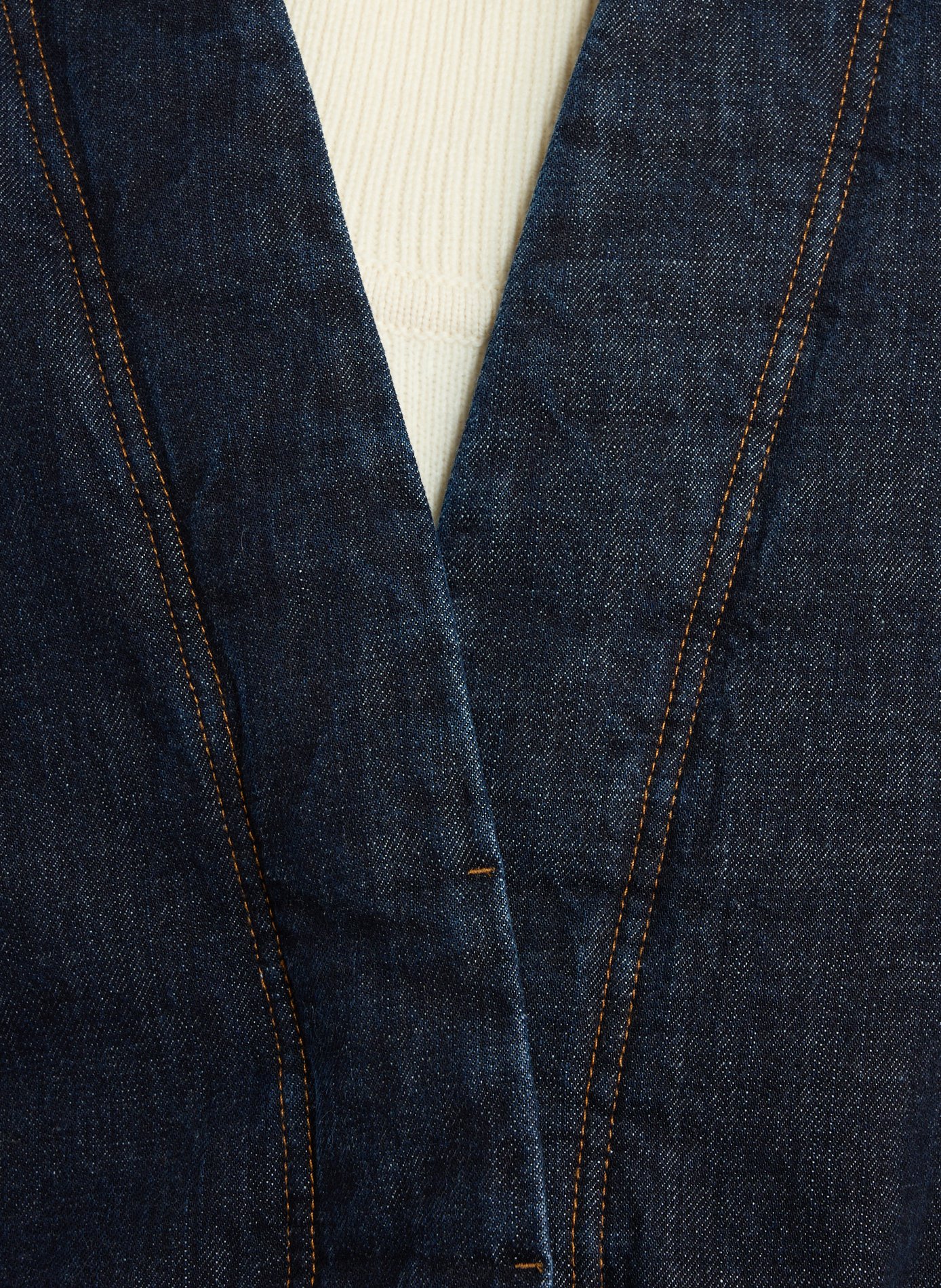 Veste large encolure V JACQUEMUS Bleu