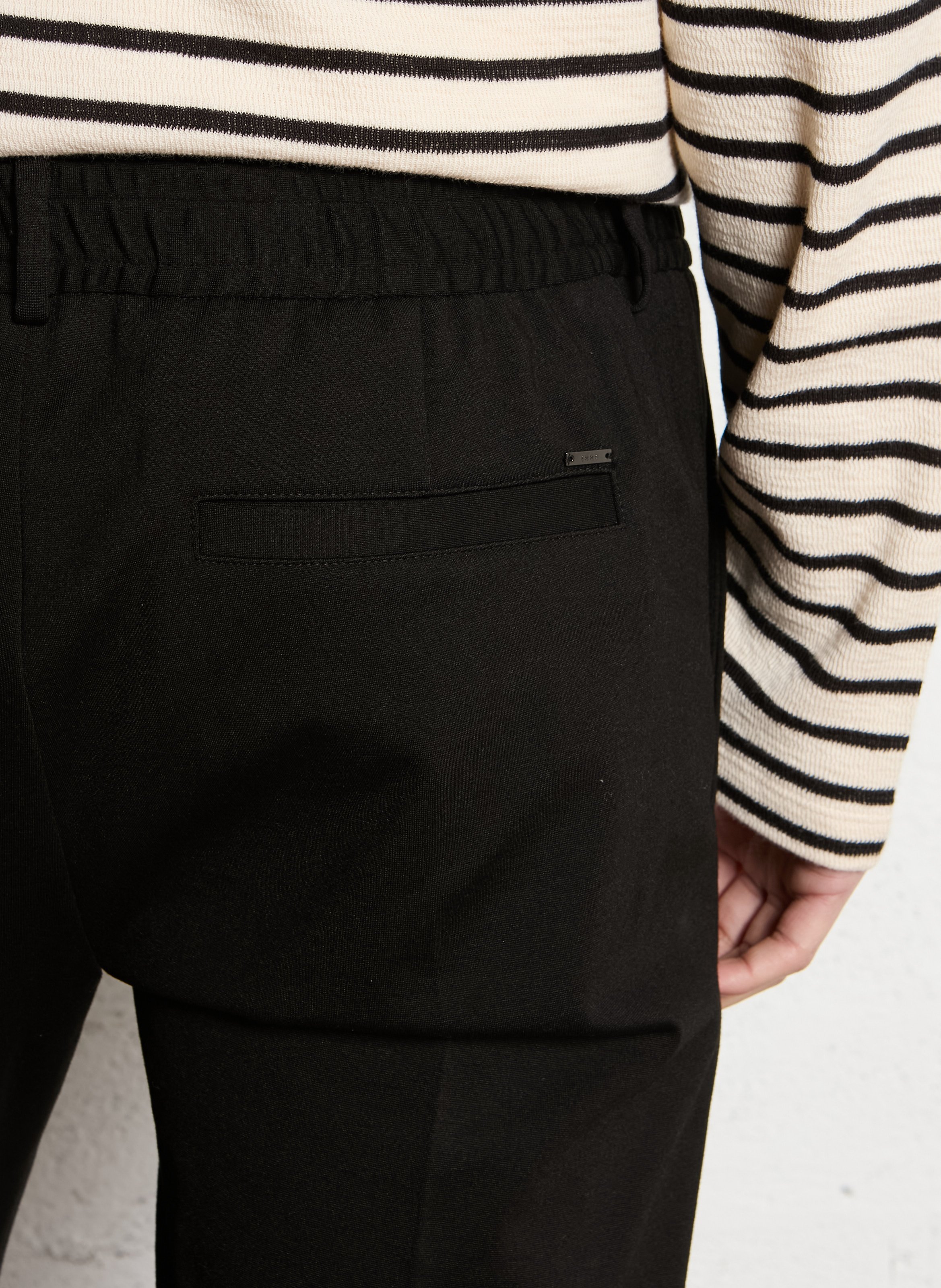 Pantalon de tailleur slim IKKS Noir