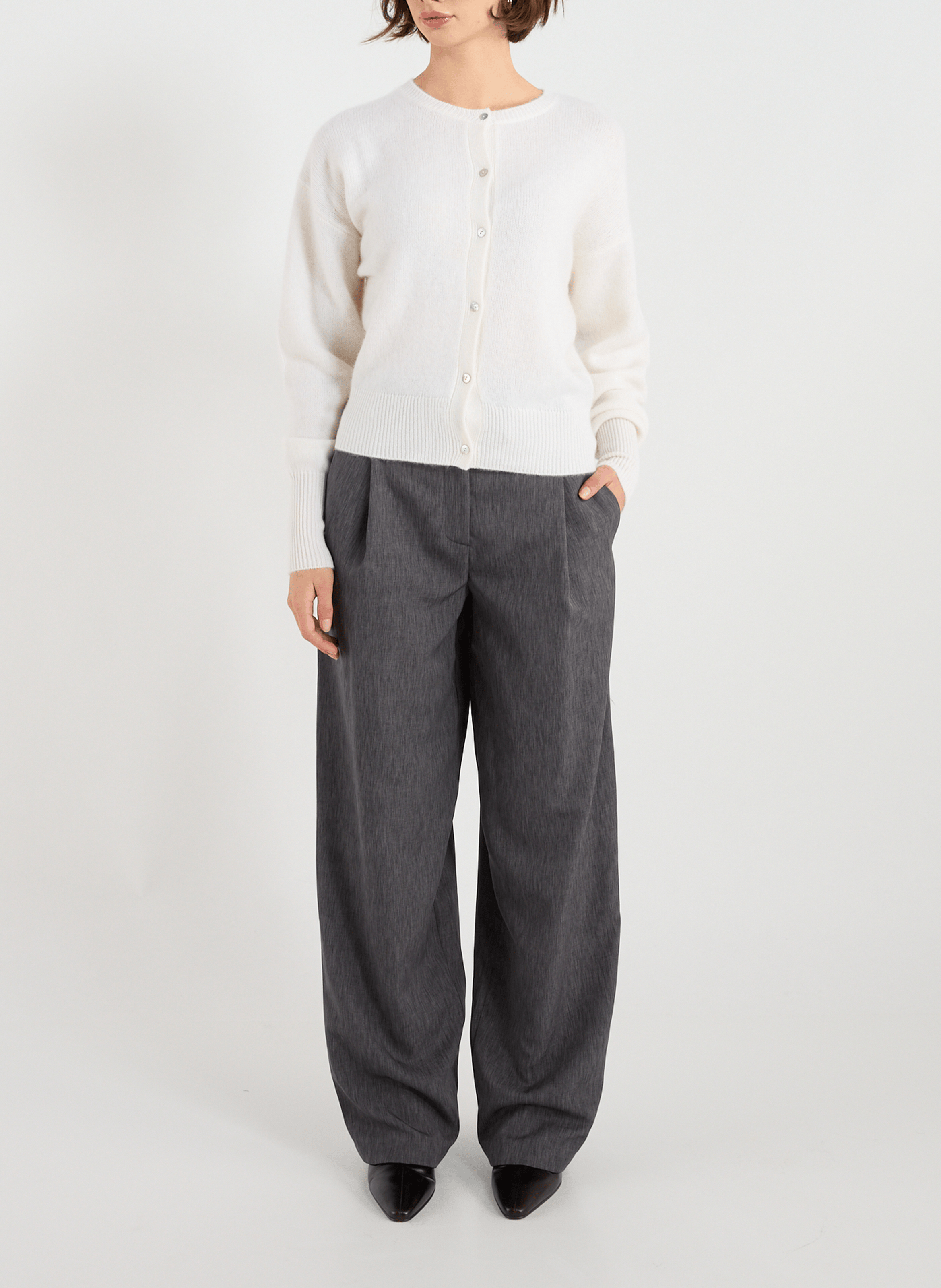 Cardigan en cachemire  ALMADA Beige