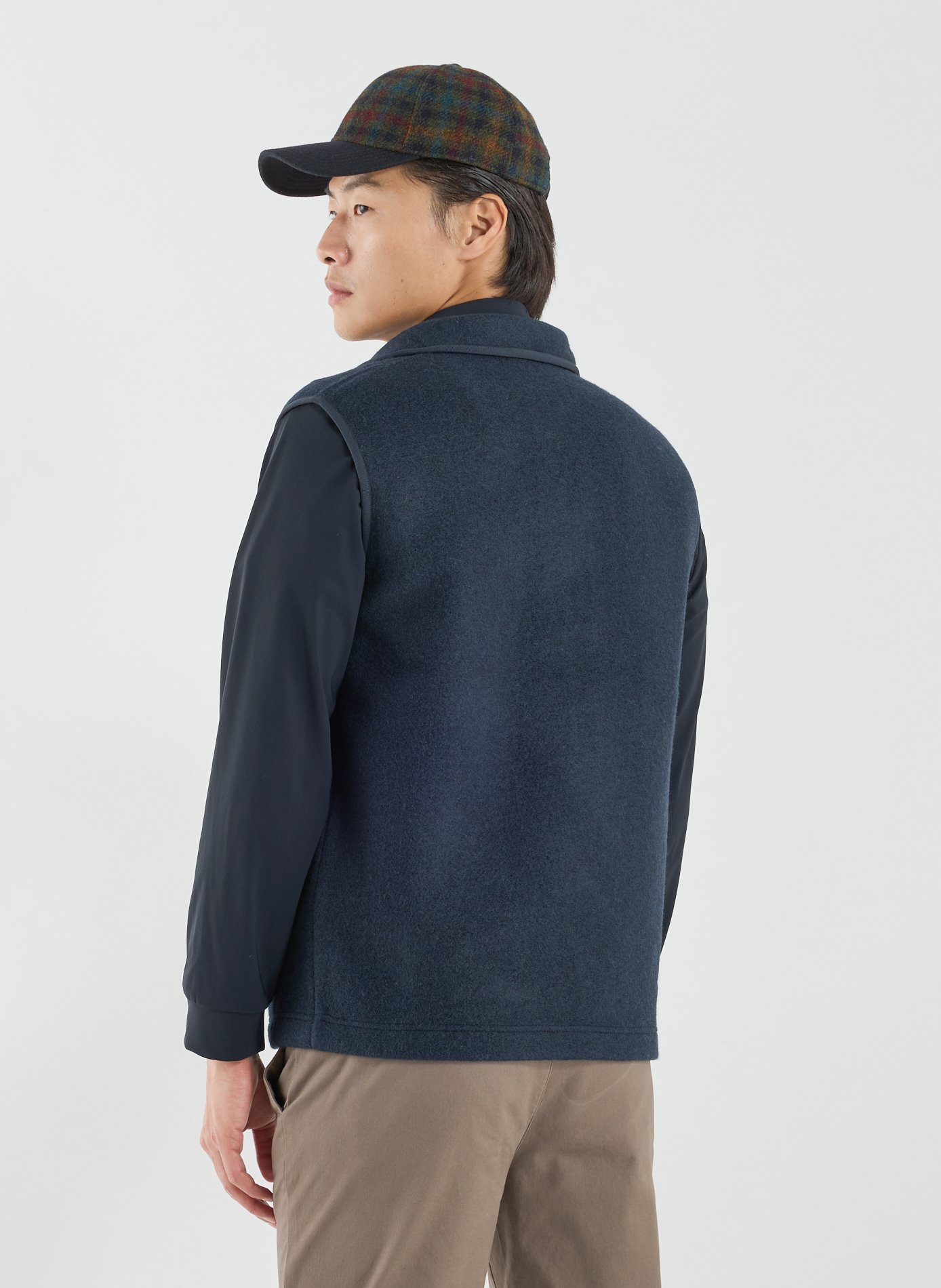 Doudoune sans manches à col montant AIGLE Bleu