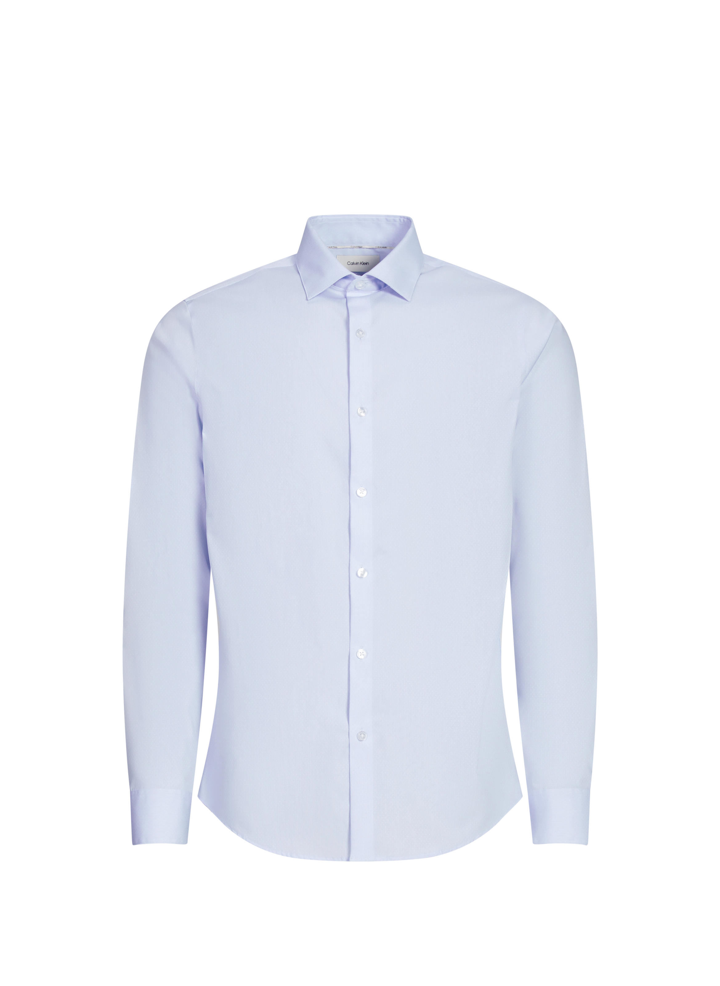 Chemise slim en coton mélangé CALVIN KLEIN Bleu
