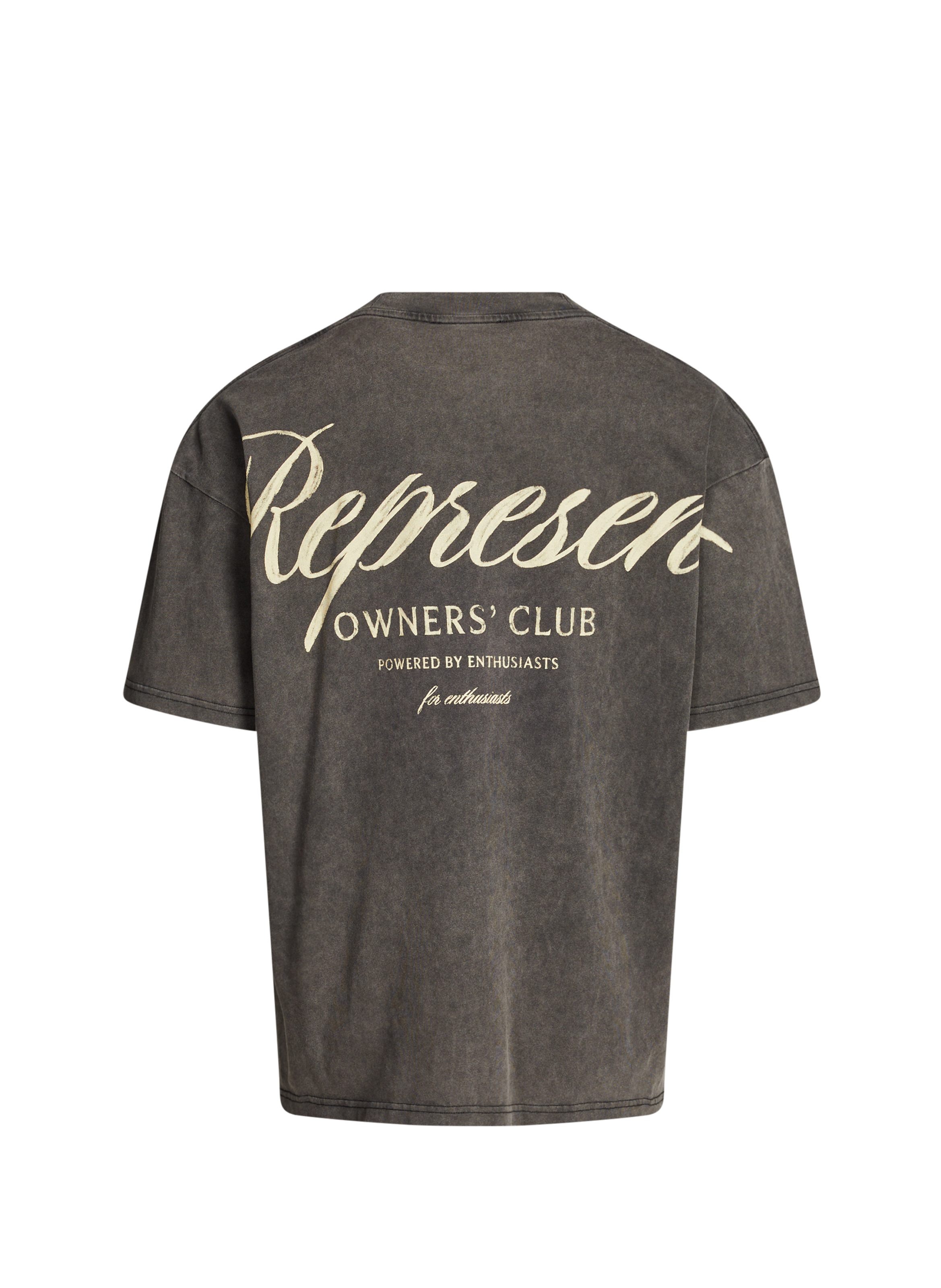 Loose cotton T-shirt REPRESENT Grey