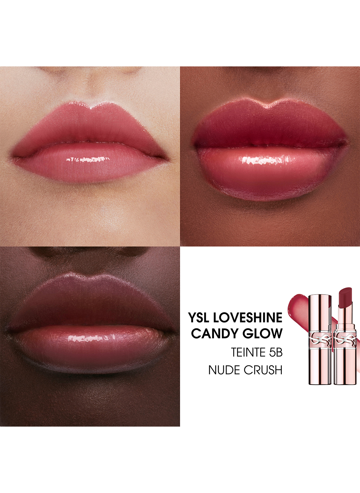 YSL Loveshine Radiant Glow Balm YVES SAINT LAURENT 5b nude crush