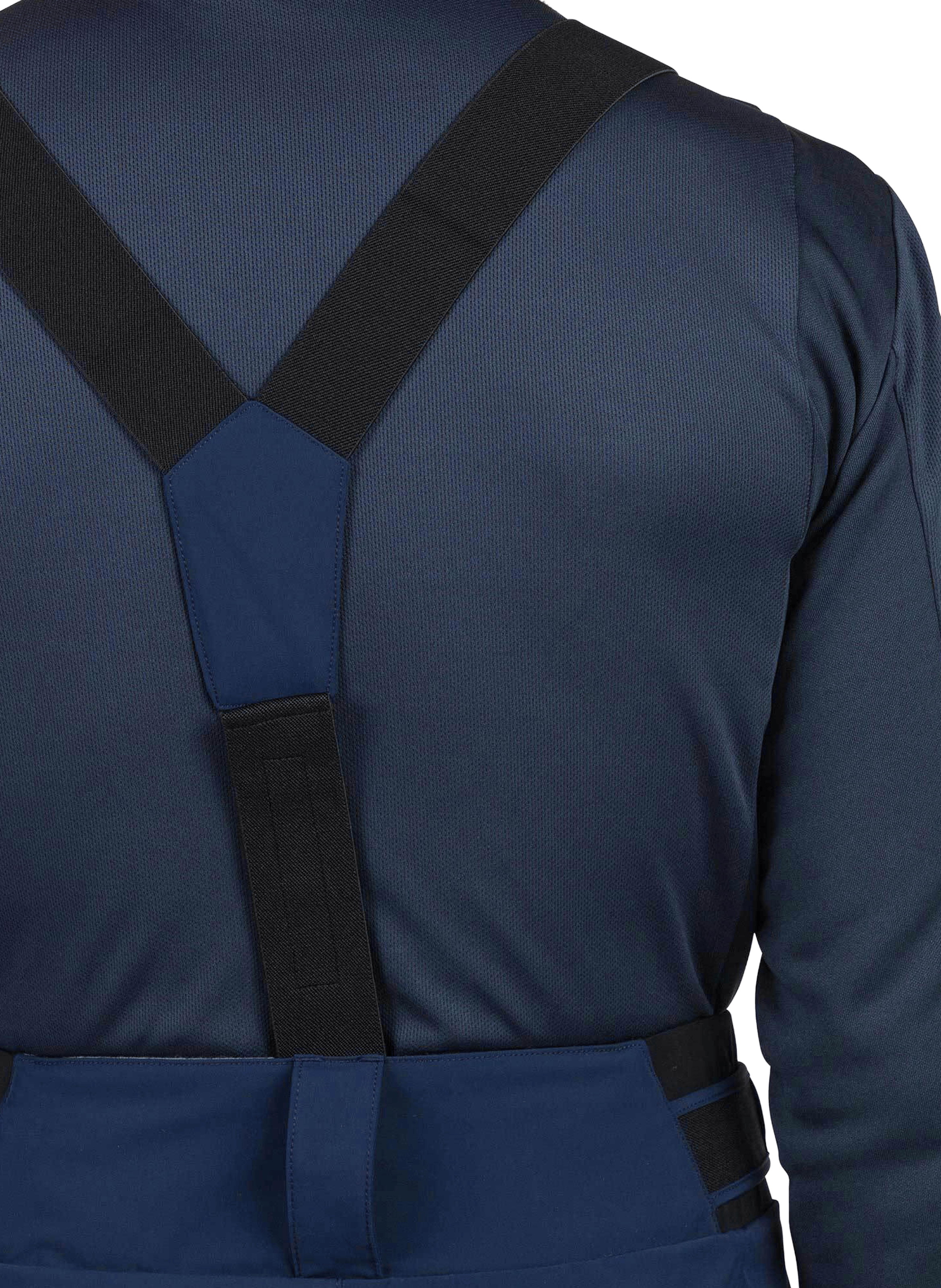 Ski pants with suspenders ROSSIGNOL Blue